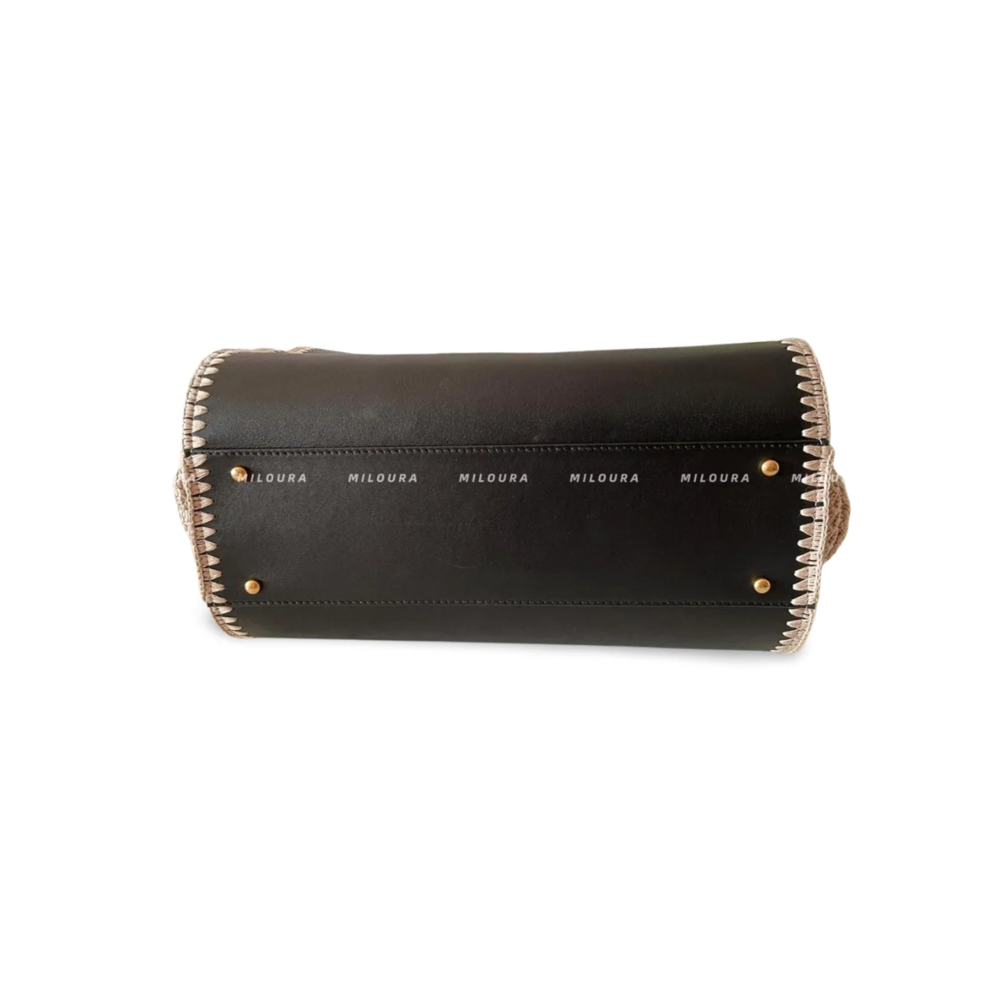 used-Chanel Black Large Deauville Tote Bag in Calfskin Leather Limited Edition-MILOURA