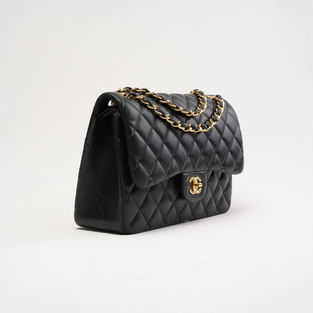 Chanel Jumbo Classic Double Flap Lamb Black 2017