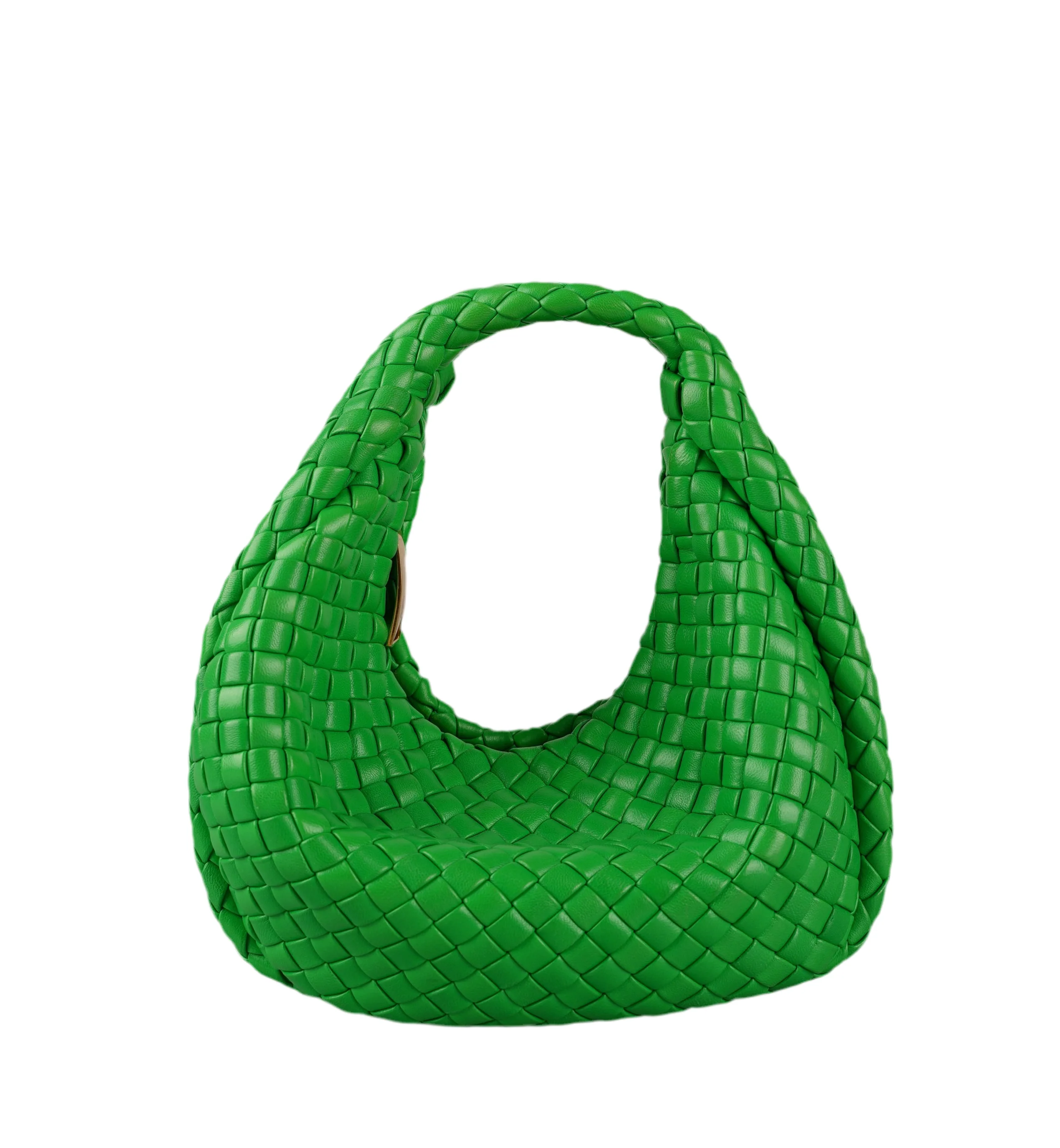 used-Bottega Veneta Teen Jodie Bag Leather Green Medium-MILOURA