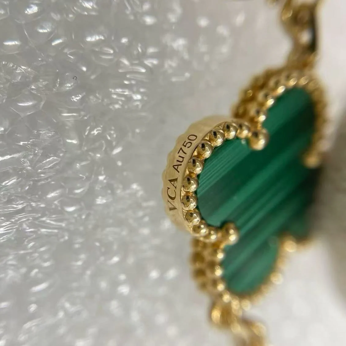 used-Van Cleef & Arpels Bracelet vintage Alhambra 5 motif Yellowgold 2019-MILOURA