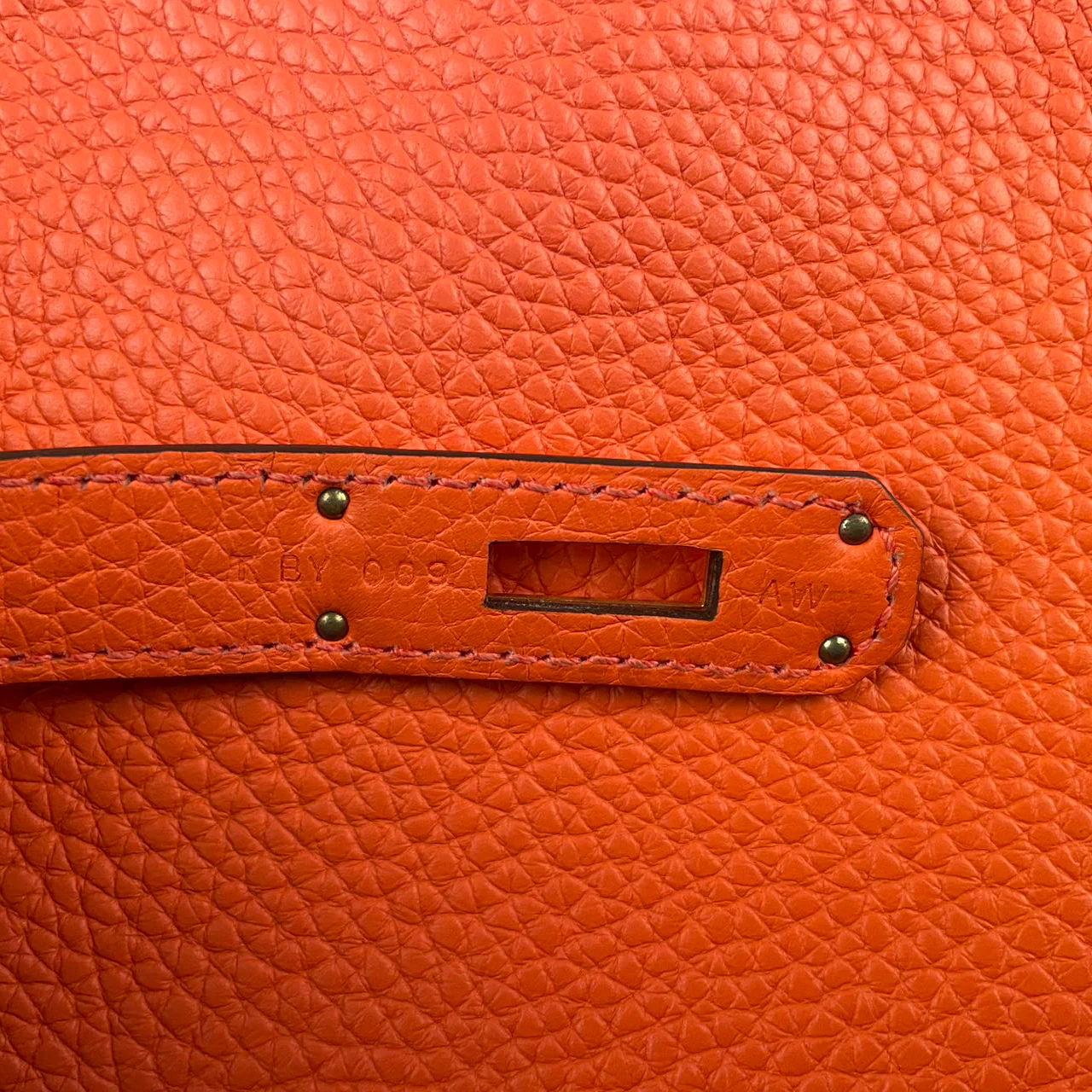 used-Hermes Birkin 30 Handbag in Orange Togo Leather with Gold Hardware-MILOURA