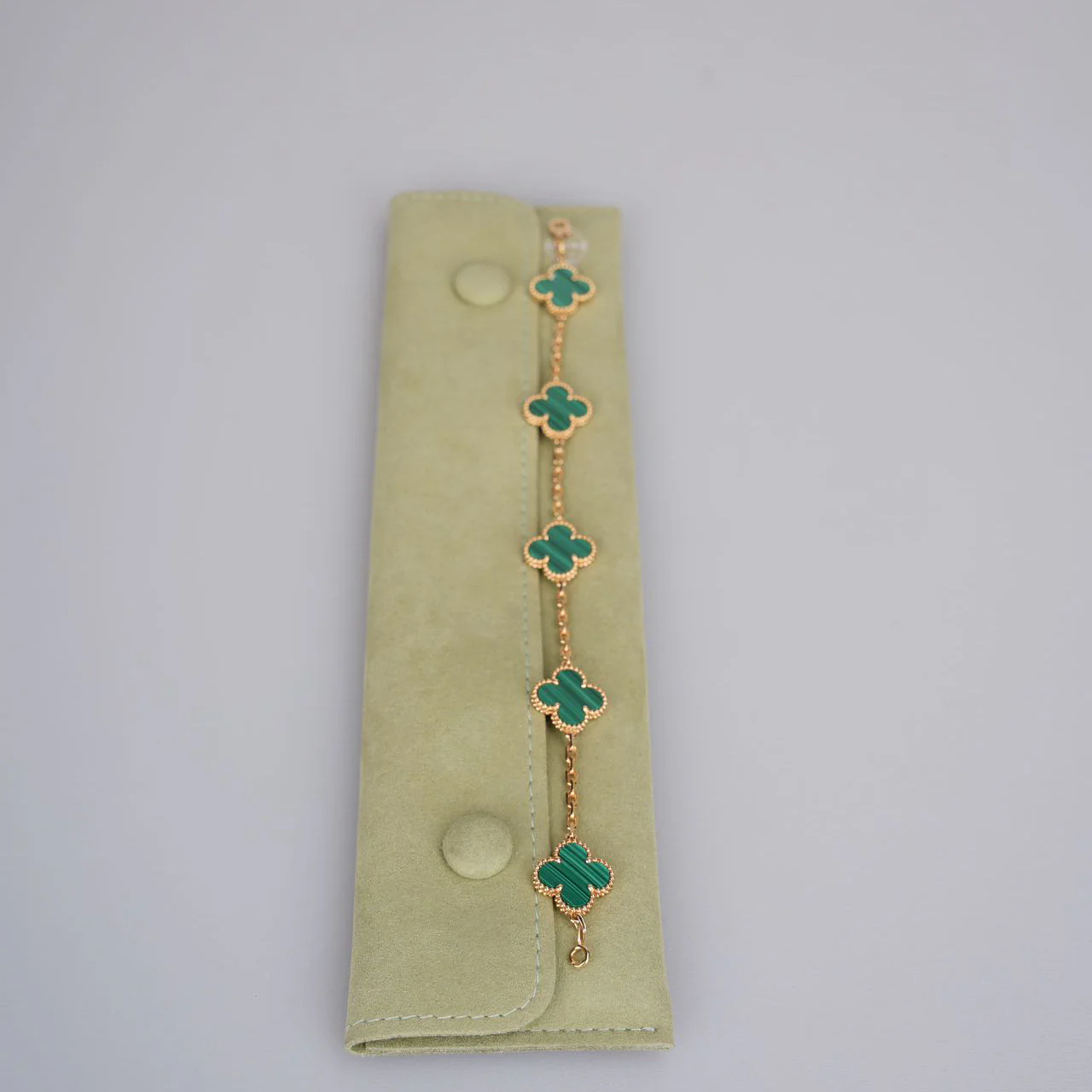 used-Van Cleef & Arpels Bracelet vintage Alhambra 5 motif Yellowgold 2019-MILOURA