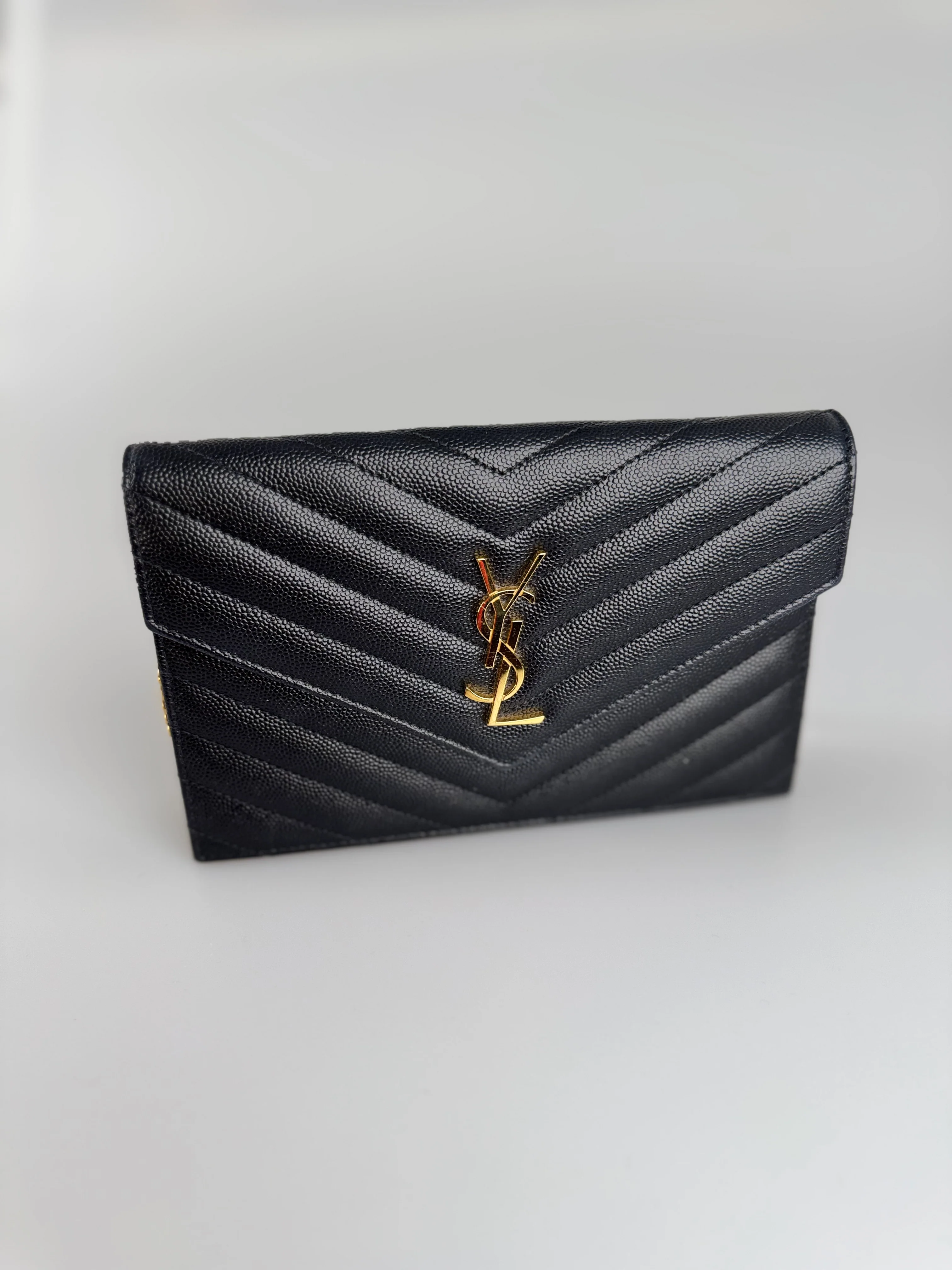 used-Saint Laurent YSL Chain Wallet Monogram NeroWallet On A Chain bag-MILOURA