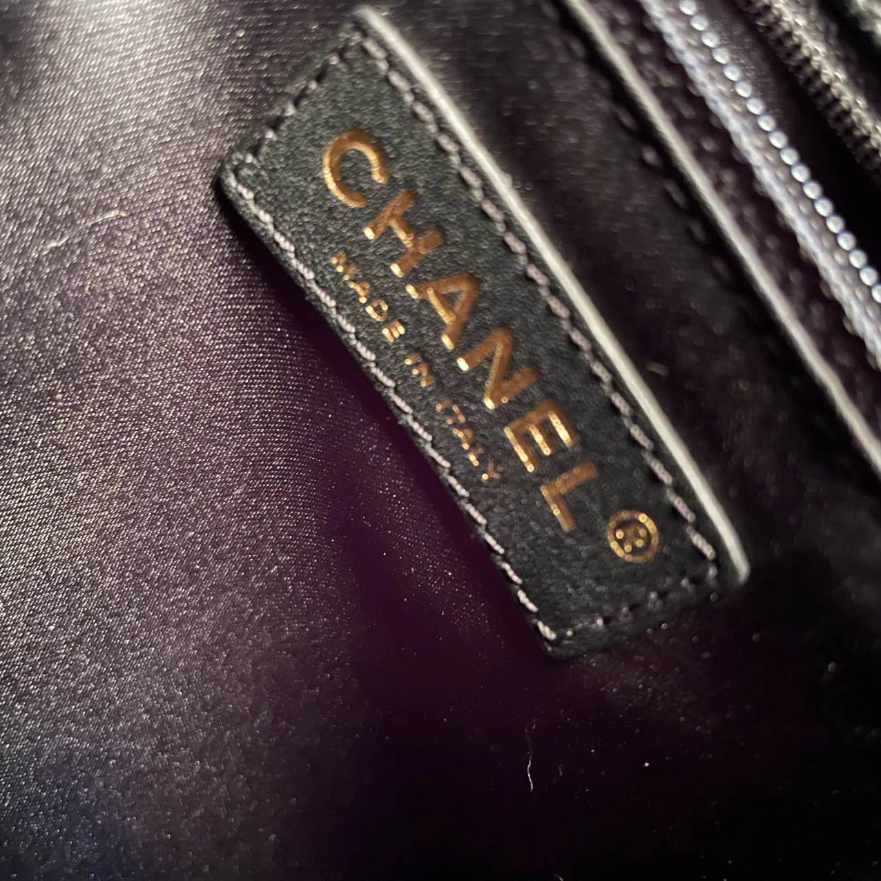 used-Chanel Grand Shopping Tote black gst Bag in Cavier Leather with gold Hardware-MILOURA