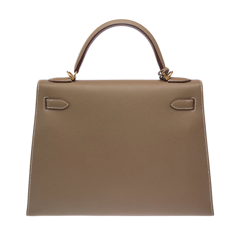 Hermes Kelly 32 Sellier Epsom Etoupe 2018