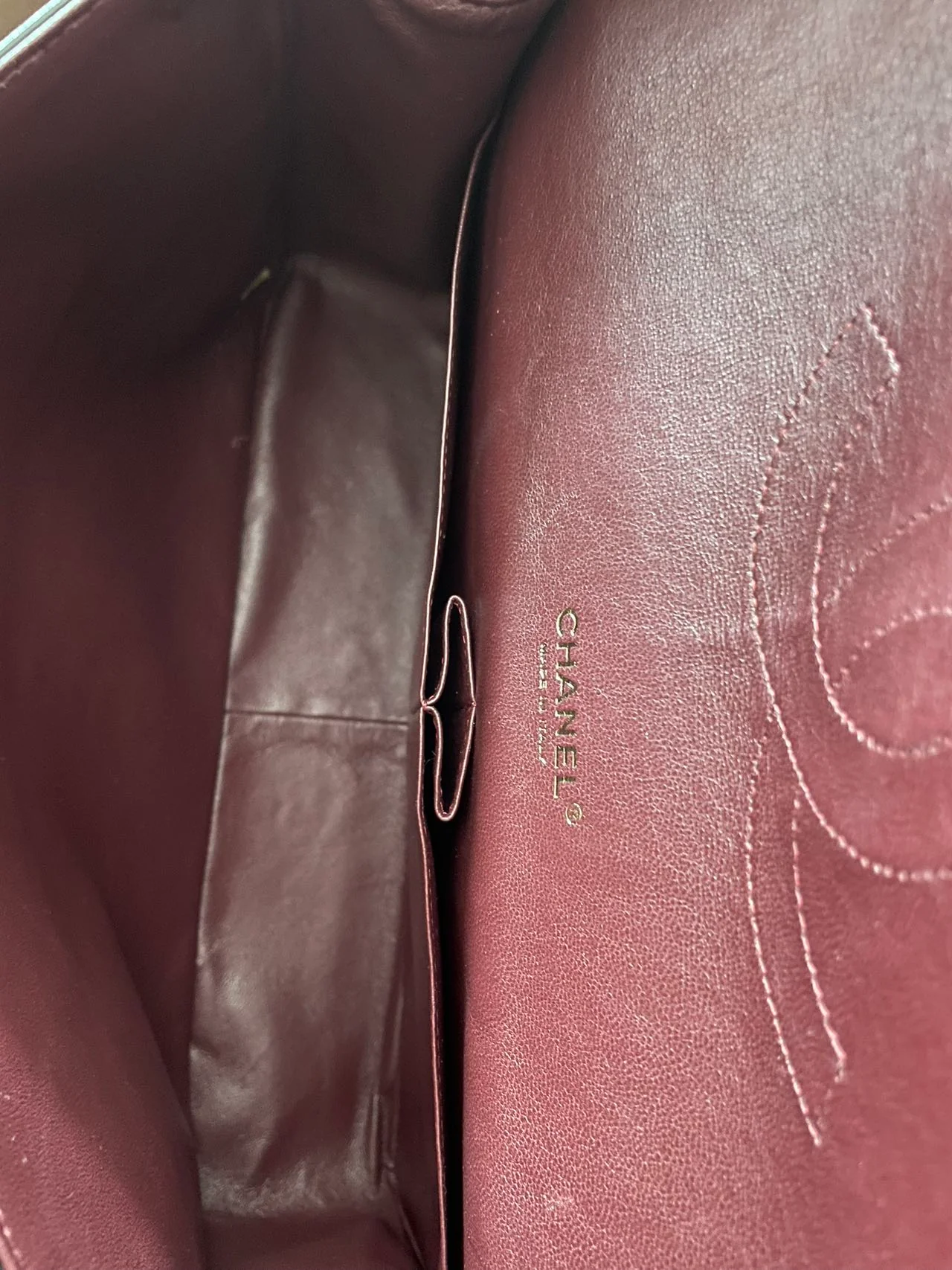 used-Chanel Black Classic Double Flap Maxi Bag with Gold Hardware-MILOURA