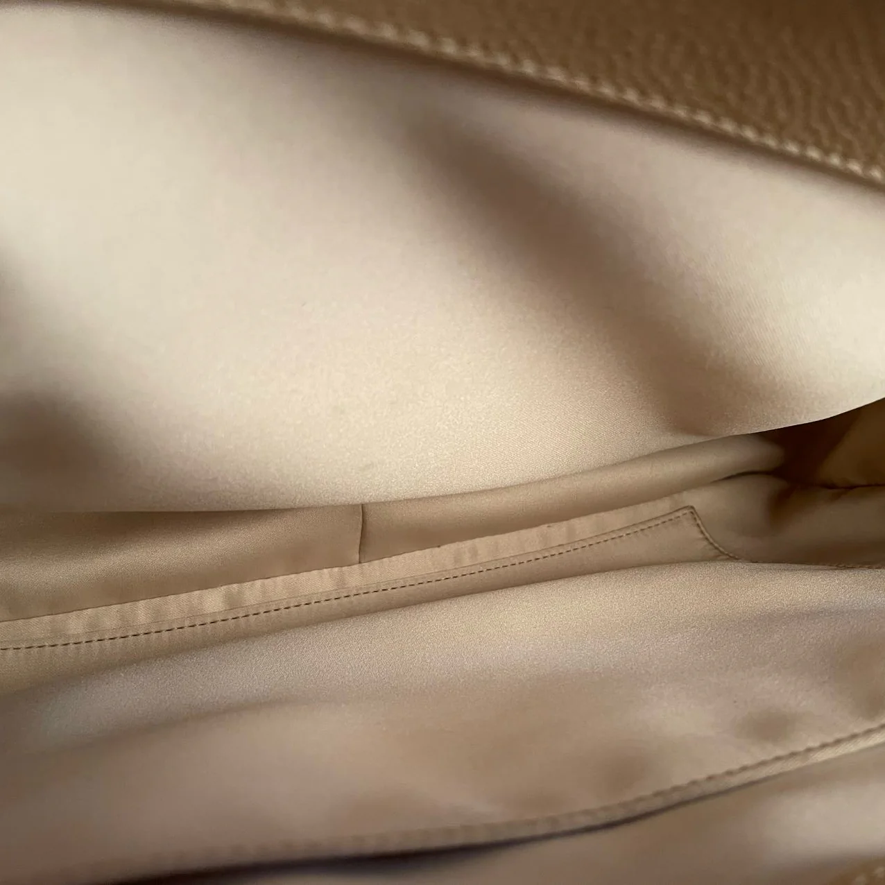 used-Chanel beige Grand Shopping Tote Beige GST Bag in Caviar Leather with Gold Hardware-MILOURA