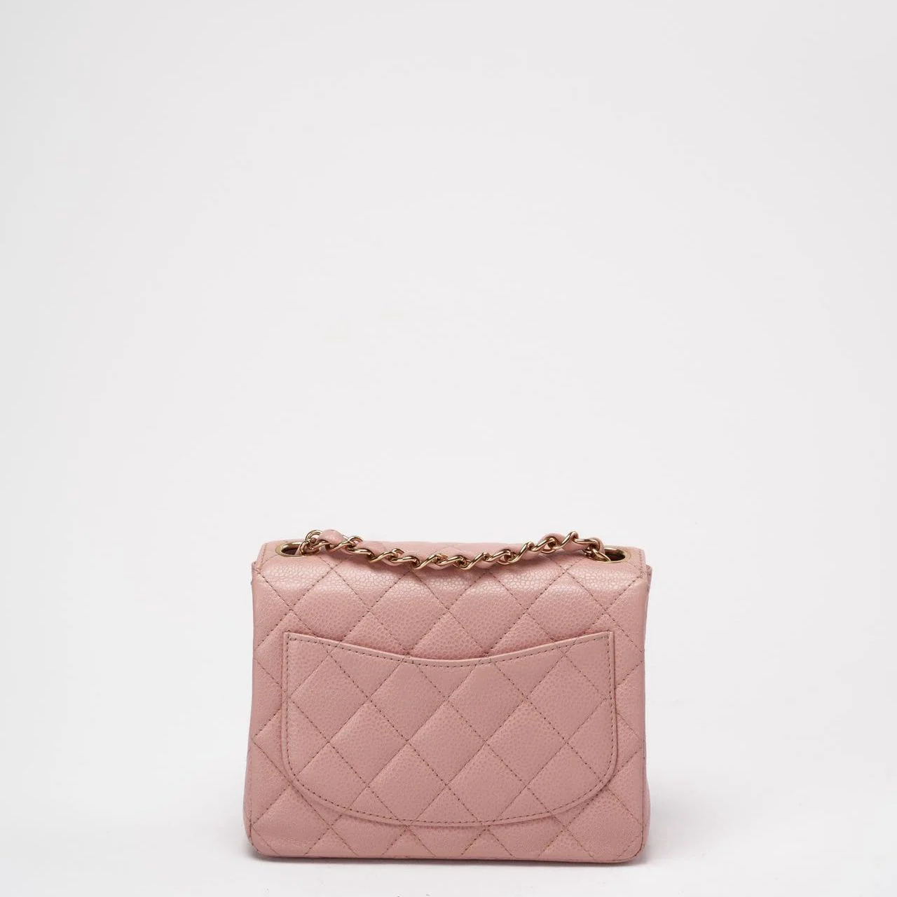 Chanel Vintage Pink Mini Square Classic Flap 2003-2004