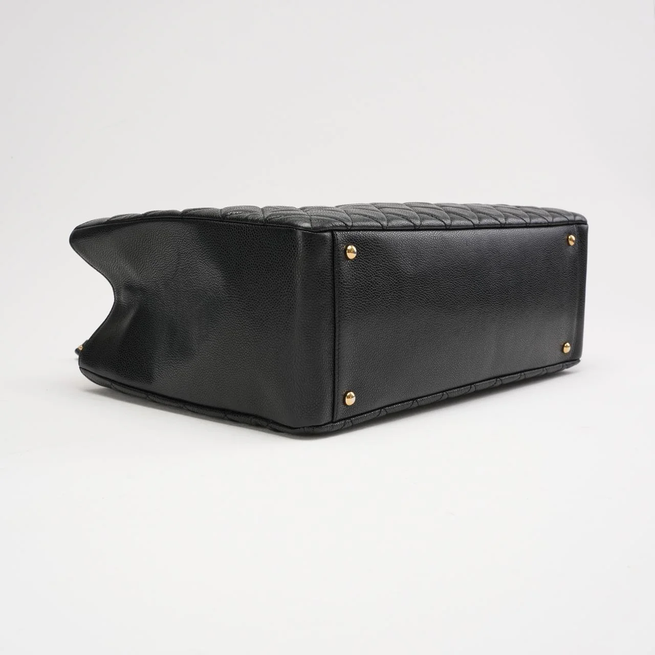 Chanel Grand Shopping Tote Black GST Caviar 2014