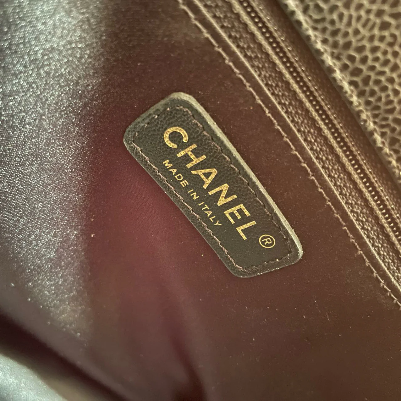 used-Chanel Grand Shopping Tote Black GST Bag in Caviar Leather with Gold Hardware-MILOURA