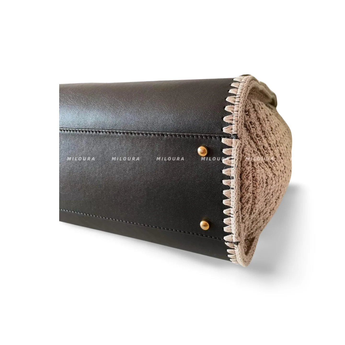 used-Chanel Black Large Deauville Tote Bag in Calfskin Leather Limited Edition-MILOURA