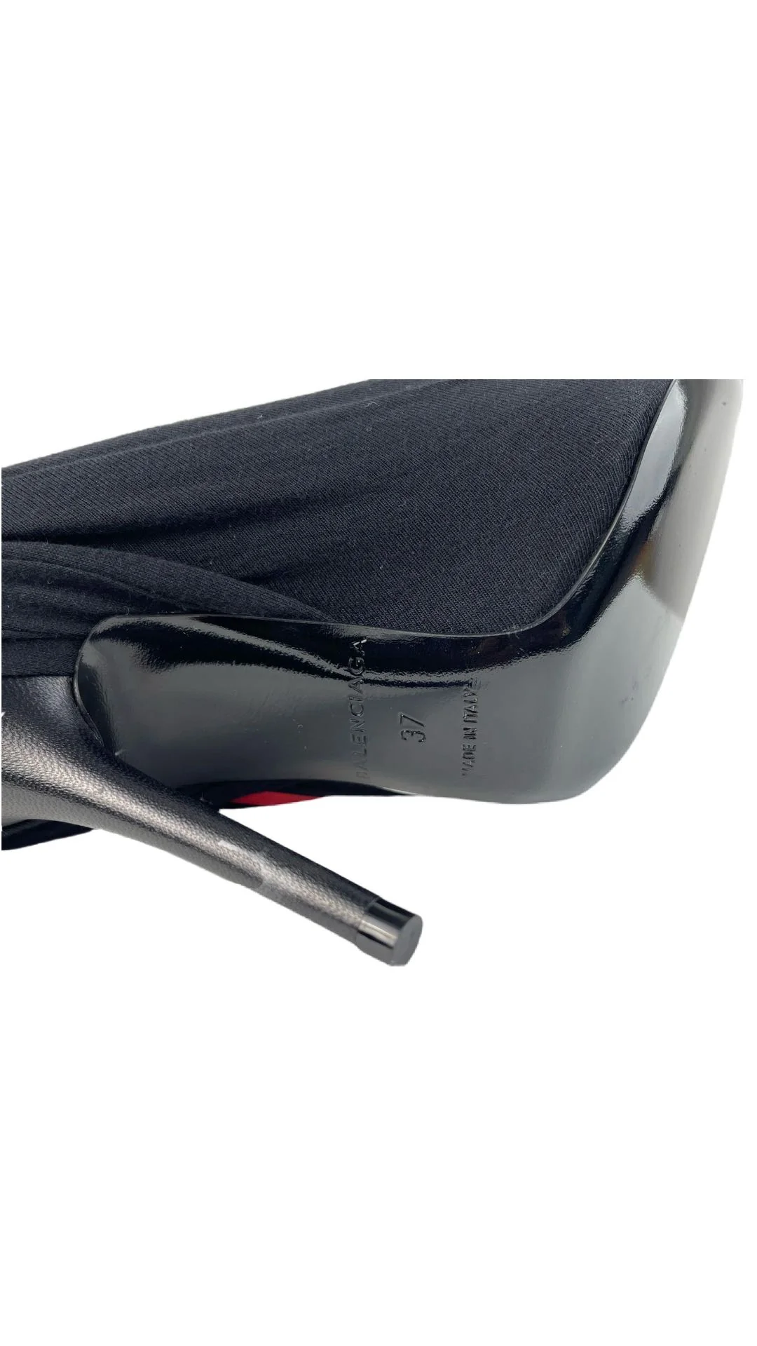 used-Balenciaga black Heels 37-MILOURA