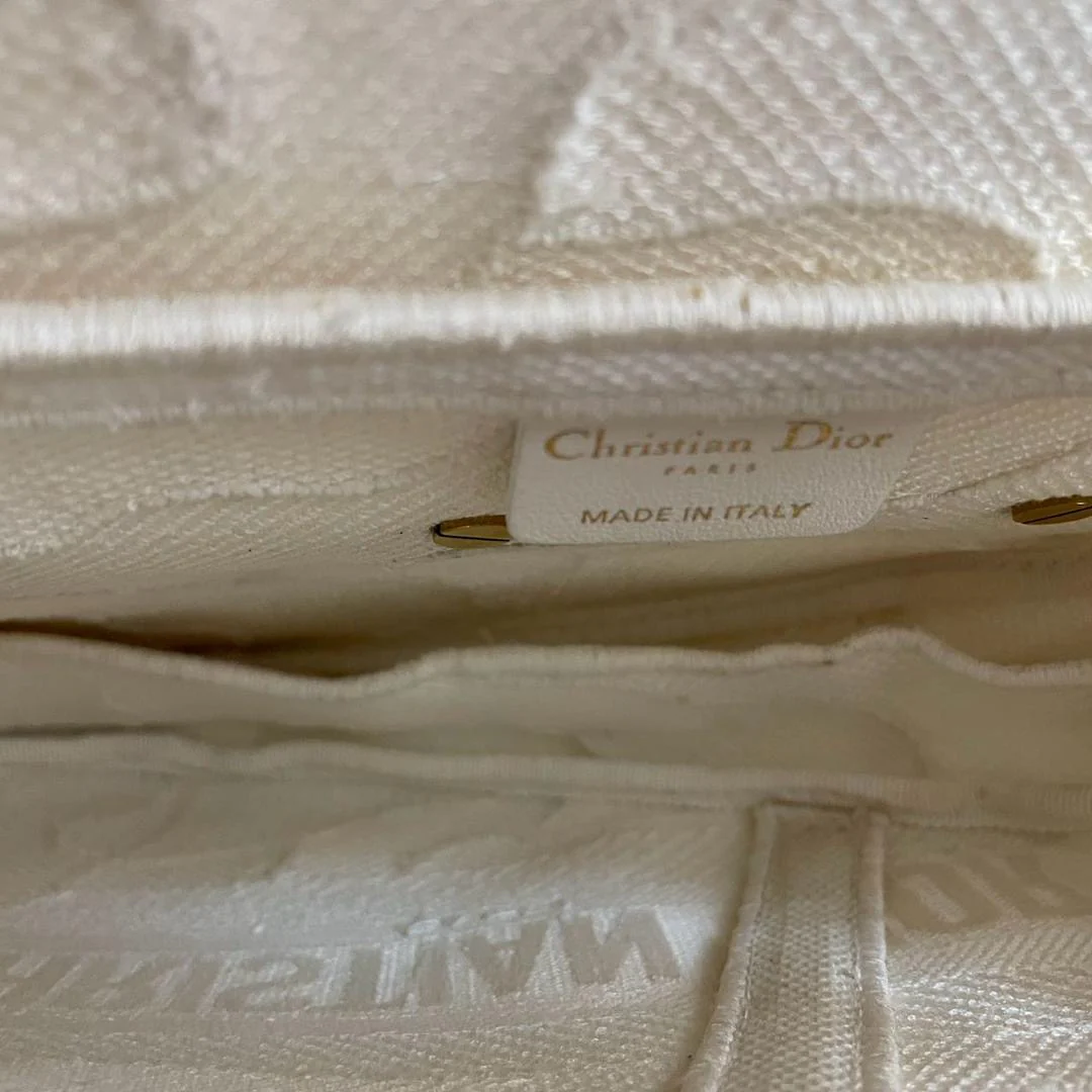 Dior Saddle Bag Camouflage White Canvas Medium Handbag with Gold Hardware 2020