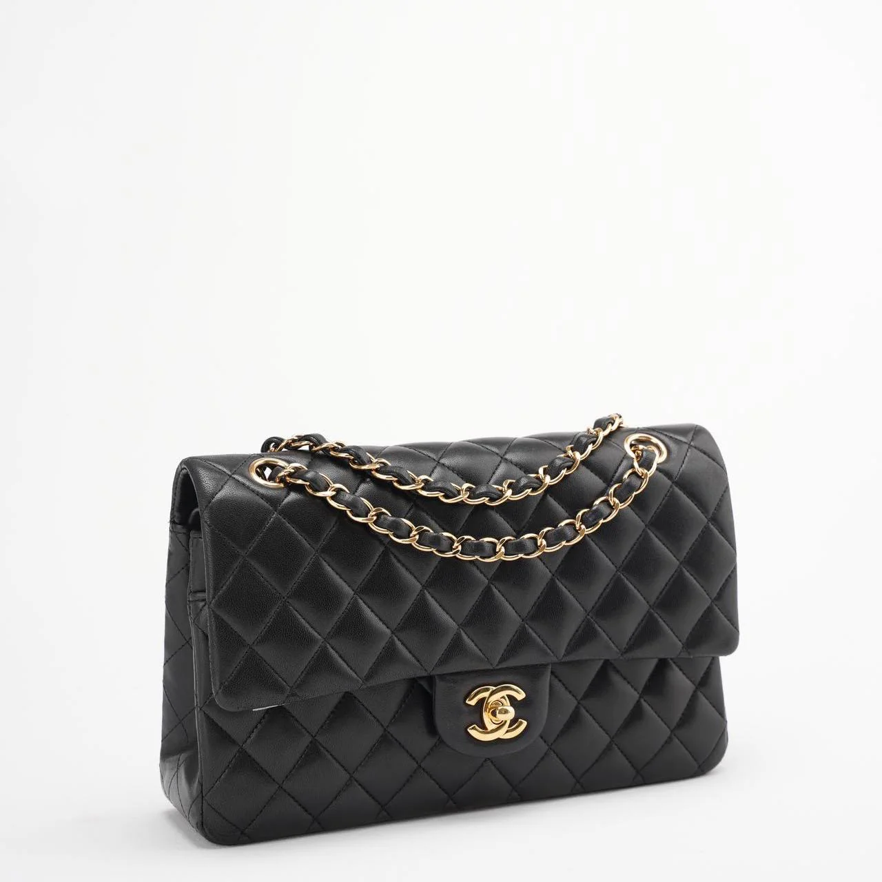 Sac Chanel Classique Double Rabat Noir Moyen