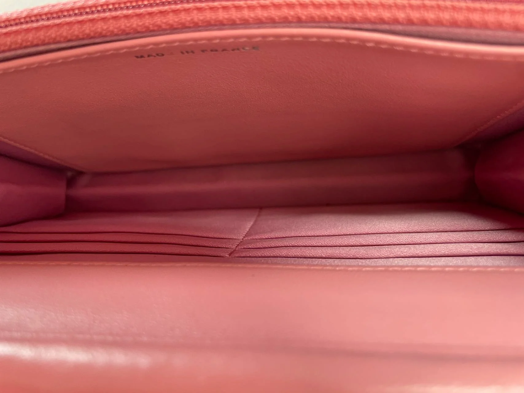 Chanel Timeless Camellia Wallet On Chain (WOC) Lamb Pink