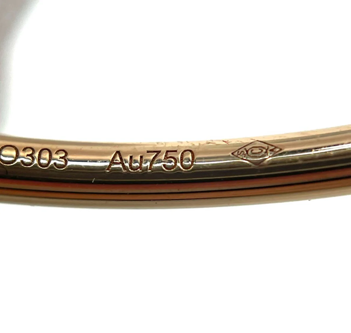 used-Cartier Juste un Clou earrings 18k Rose Gold hoop-MILOURA