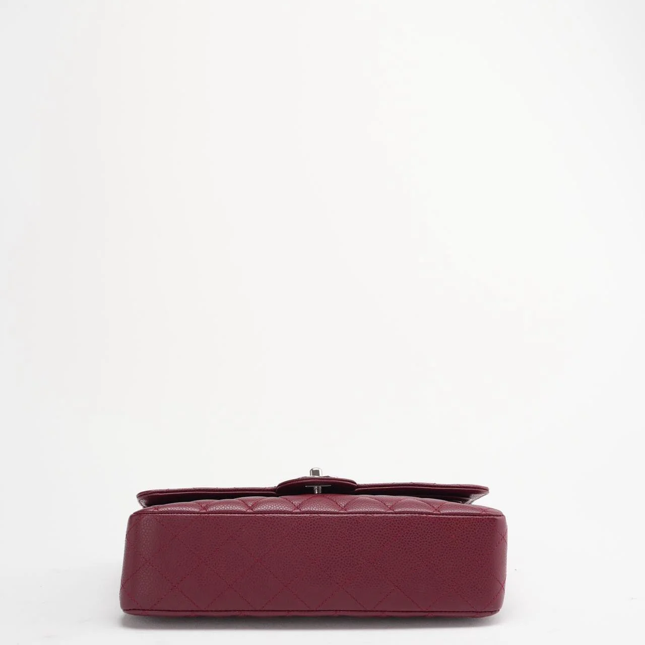 Chanel Burgundy Medium Classic Double Flap Caviar