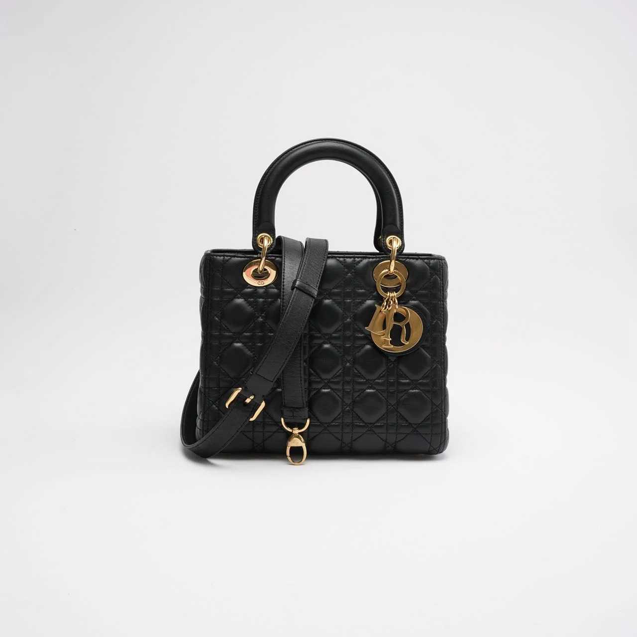 Dior Lady Dior Medium Bag Black Cannage classic
