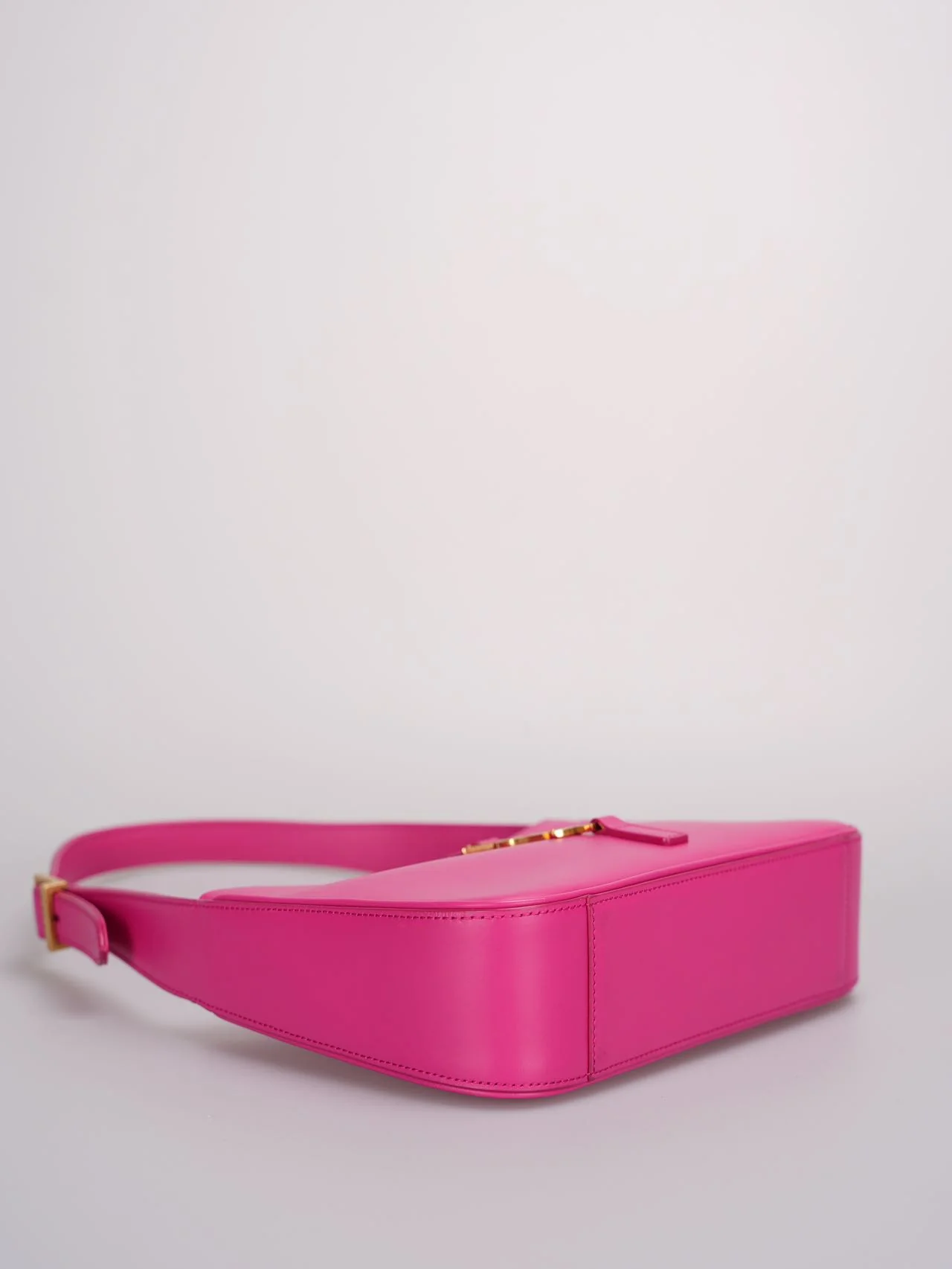 used-Saint Laurent 5 a 7 Fuchsia Hobo Bag-MILOURA