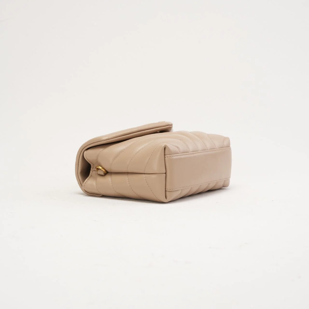 Saint Laurent LouLou Toy Crossbody Leather Dark Beige 2020