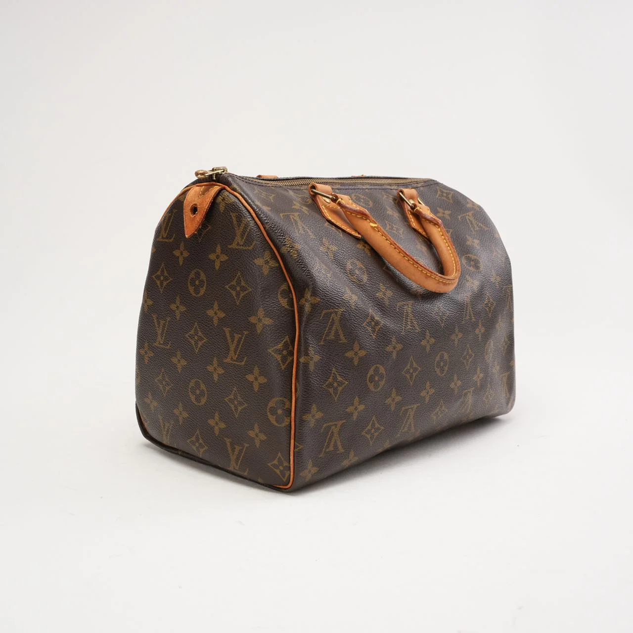 Louis Vuitton Vintage Damier Ebene Speedy 30 Brown 2002