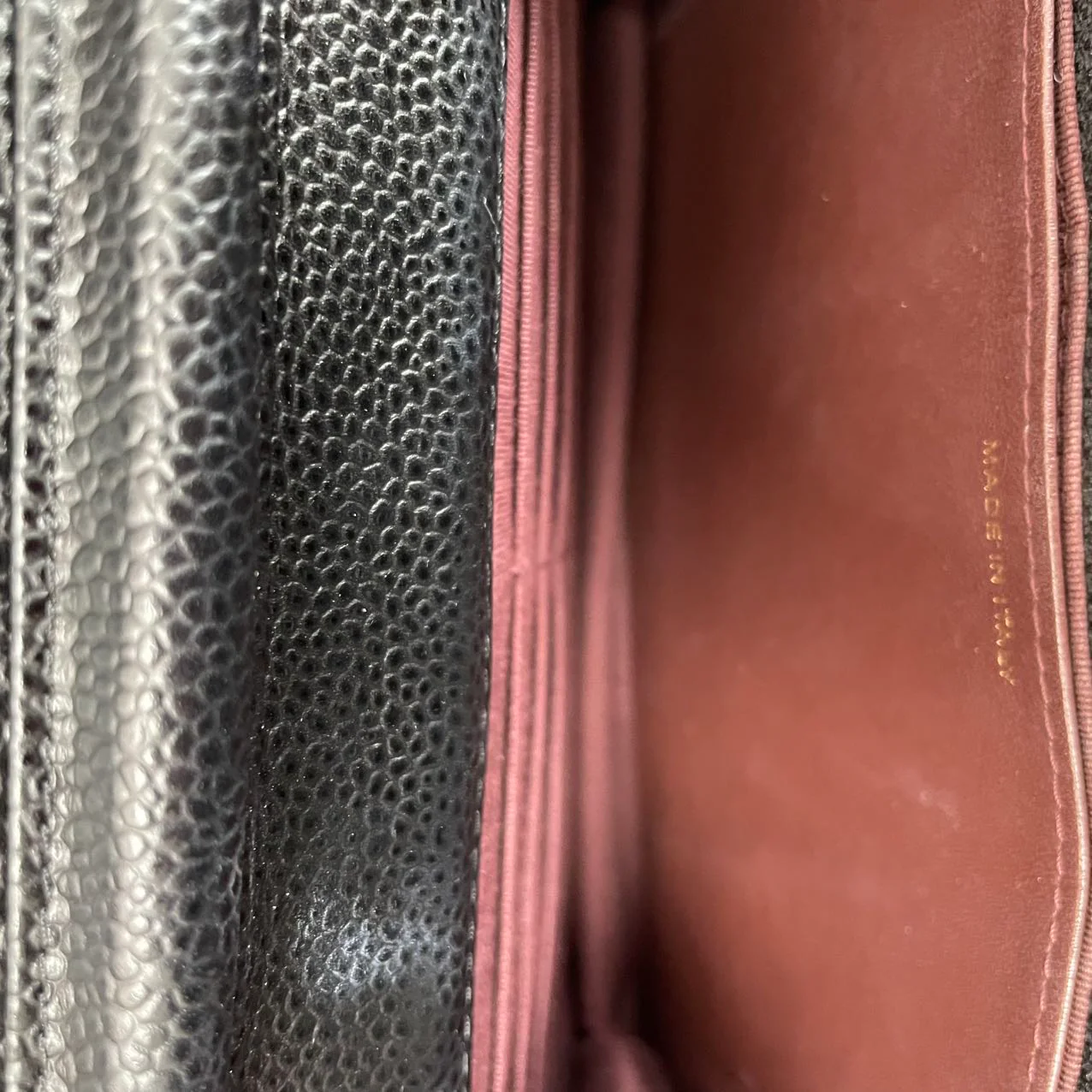 Chanel Black Classic Wallet on Chain (WOC) Caviar 2018