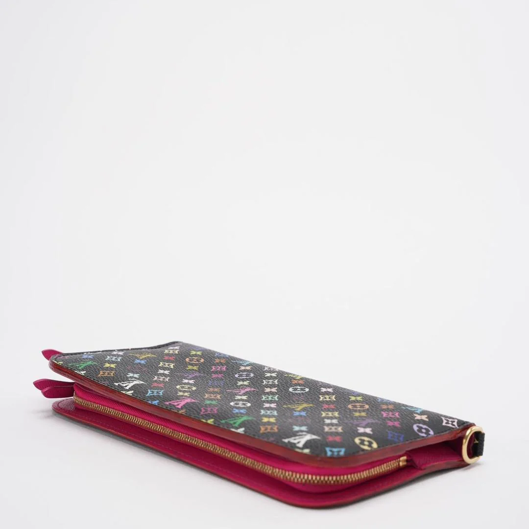 Louis Vuitton Black Monogram Insolite Wallet Multicolor