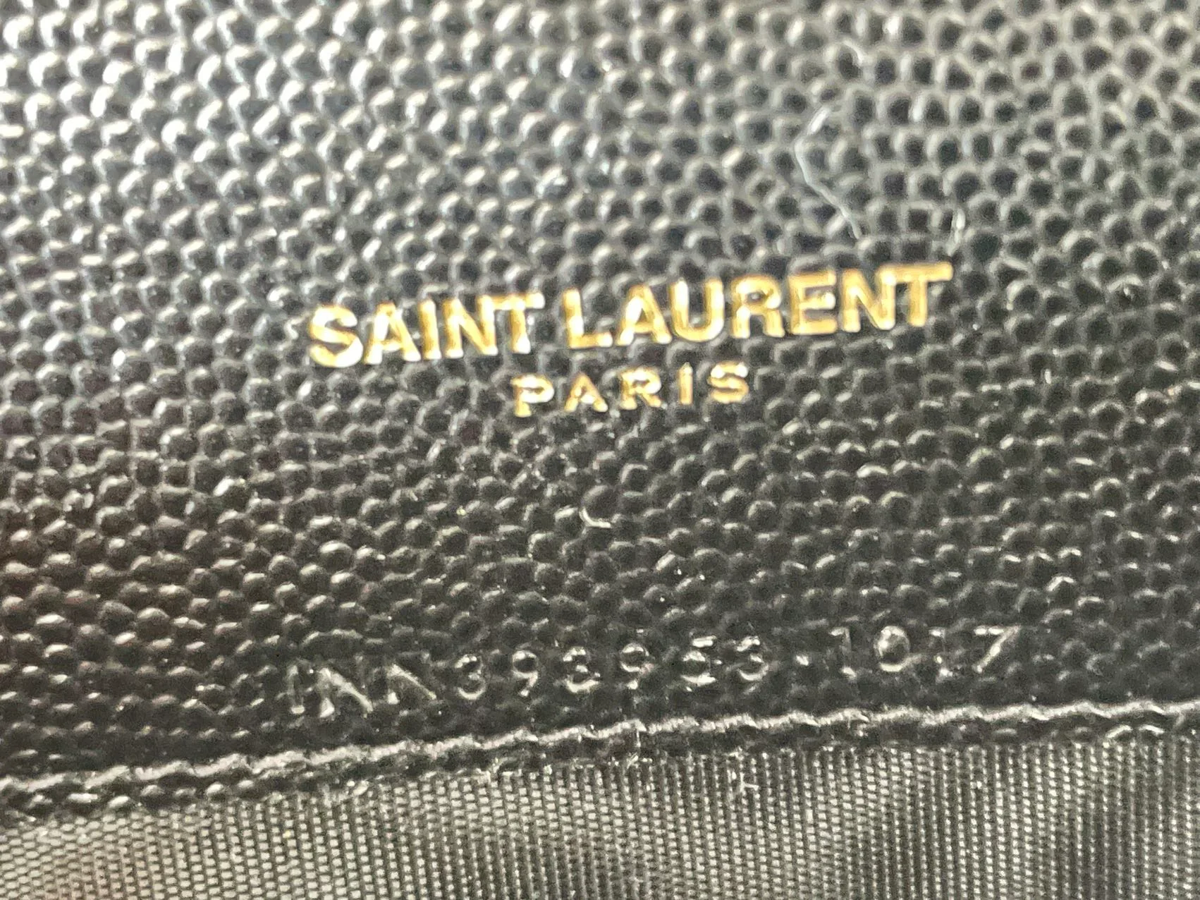 used-Saint Laurent YSL Chain Wallet Monogram NeroWallet On A Chain bag-MILOURA