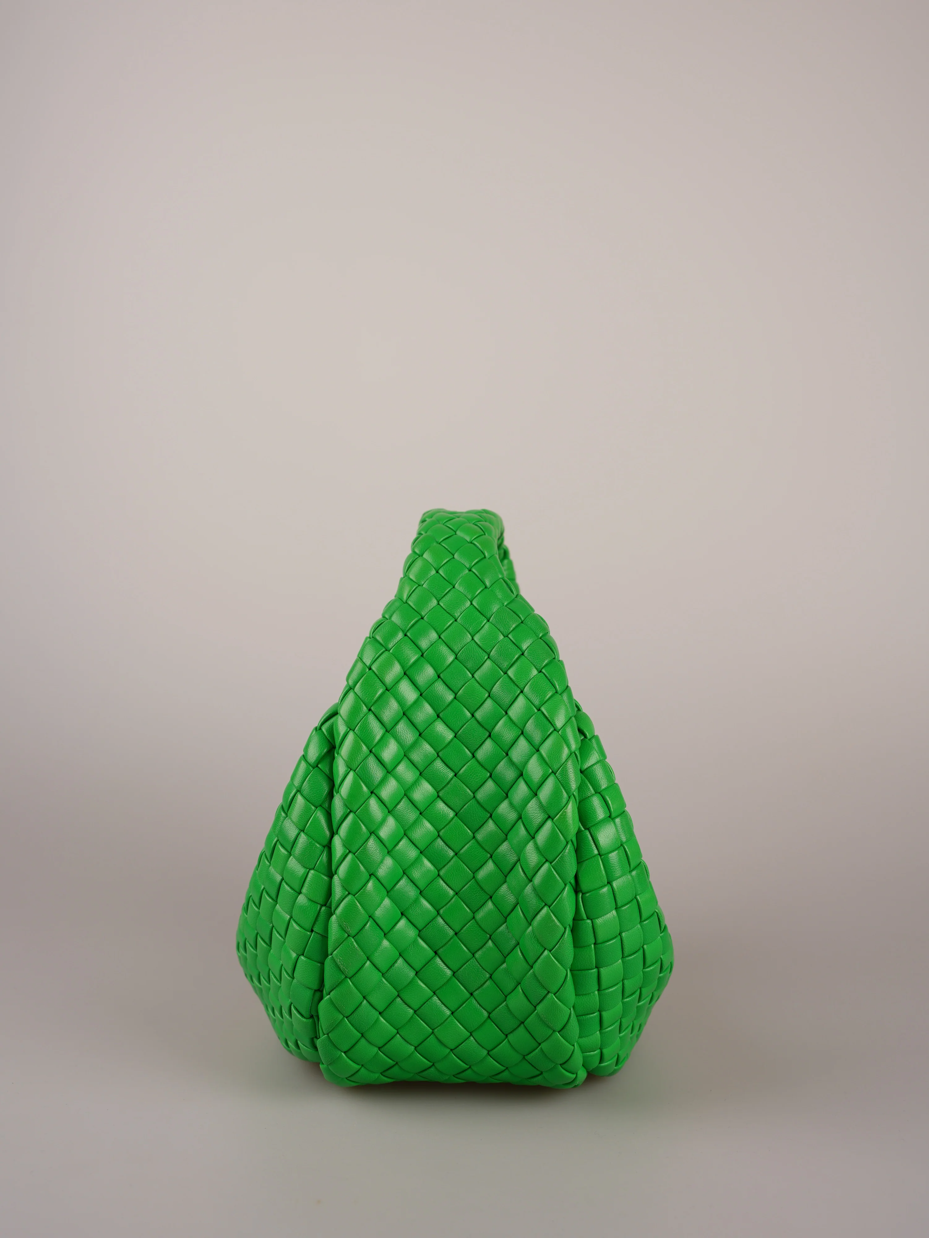 used-Bottega Veneta Teen Jodie Bag Leather Green Medium-MILOURA