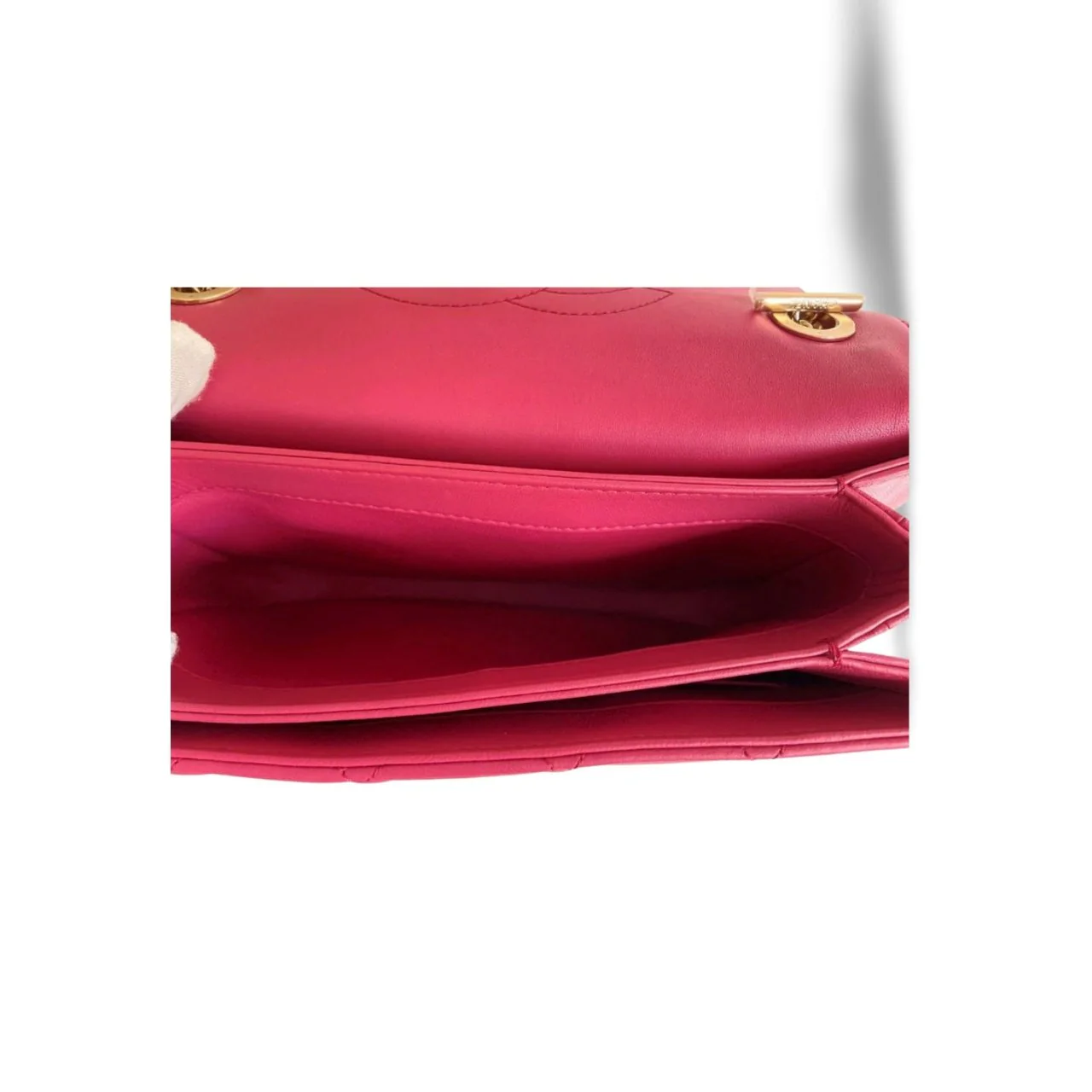 used-Chanel Trendy CC Bag Small hot pink Gold Hardware-MILOURA