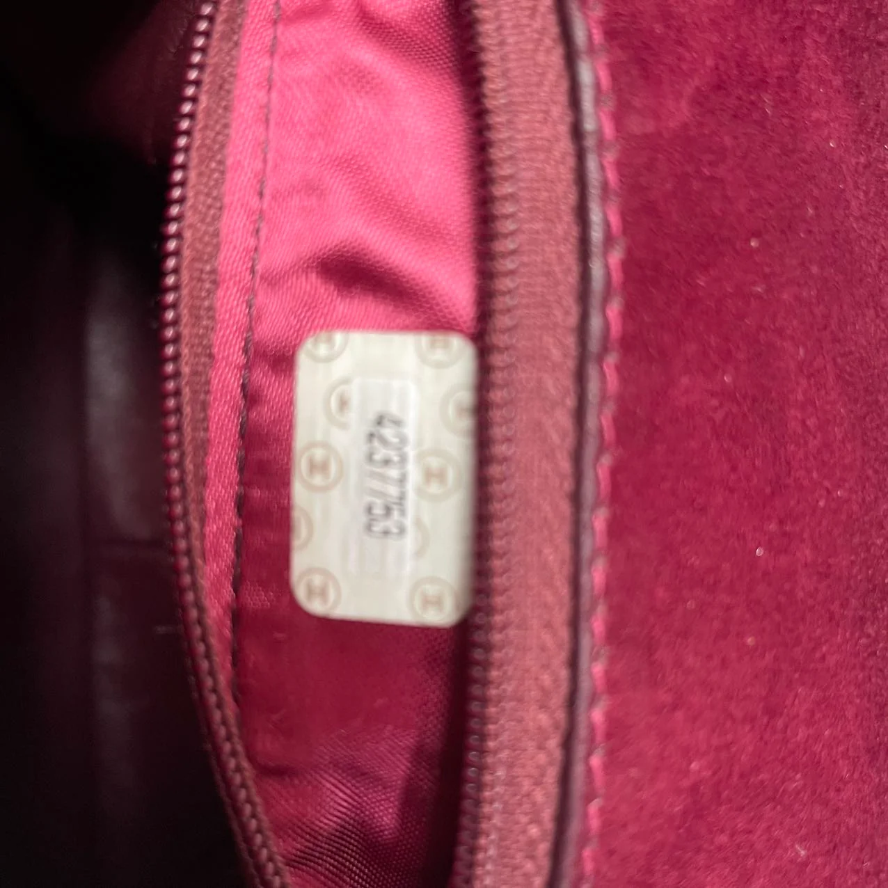 Chanel Vintage Burgundy Red Velvet Mini Square Flap Bag 1997