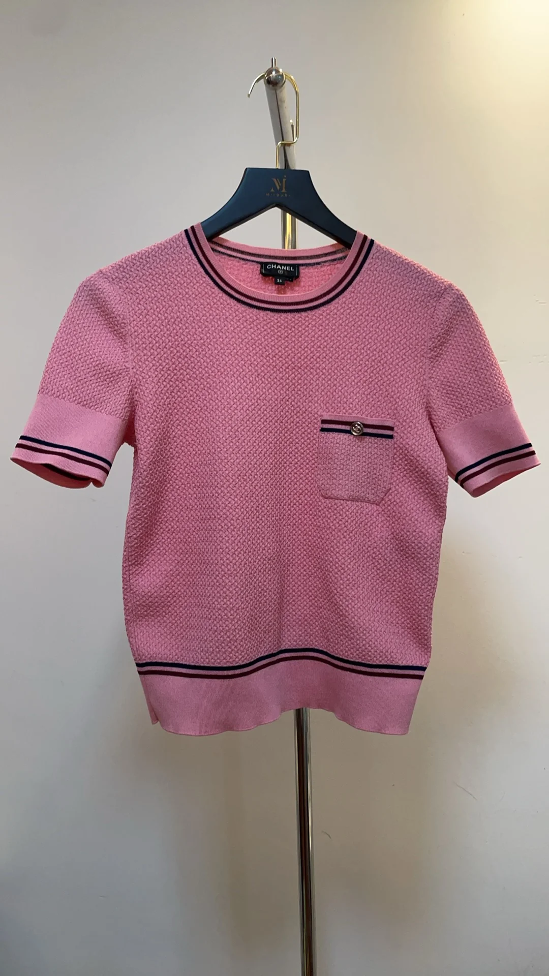 used-CHANEL 2023 Crew Neck Crop Top 34-MILOURA