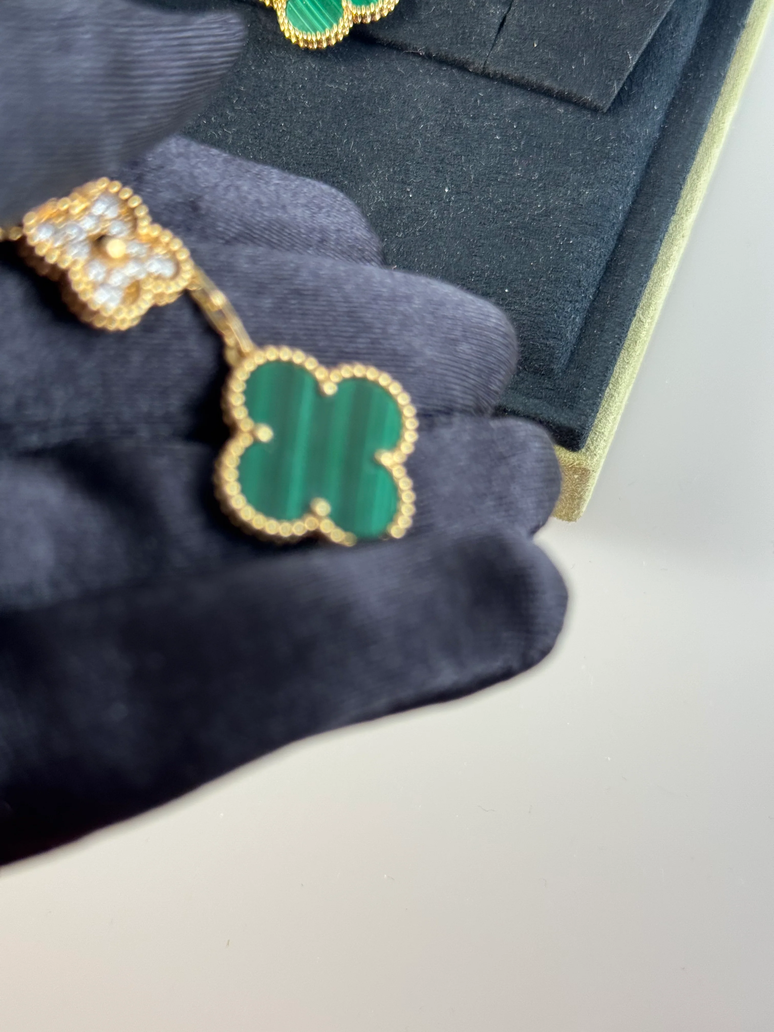 used-Van Cleef & Arpels Magic Alhambra earrings 3 motifs-MILOURA