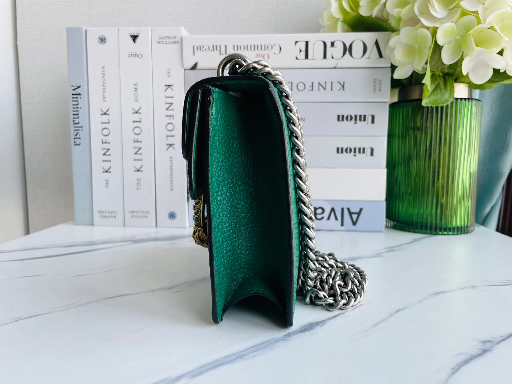 used-Gucci Dionysus mini bag in emerald green-MILOURA