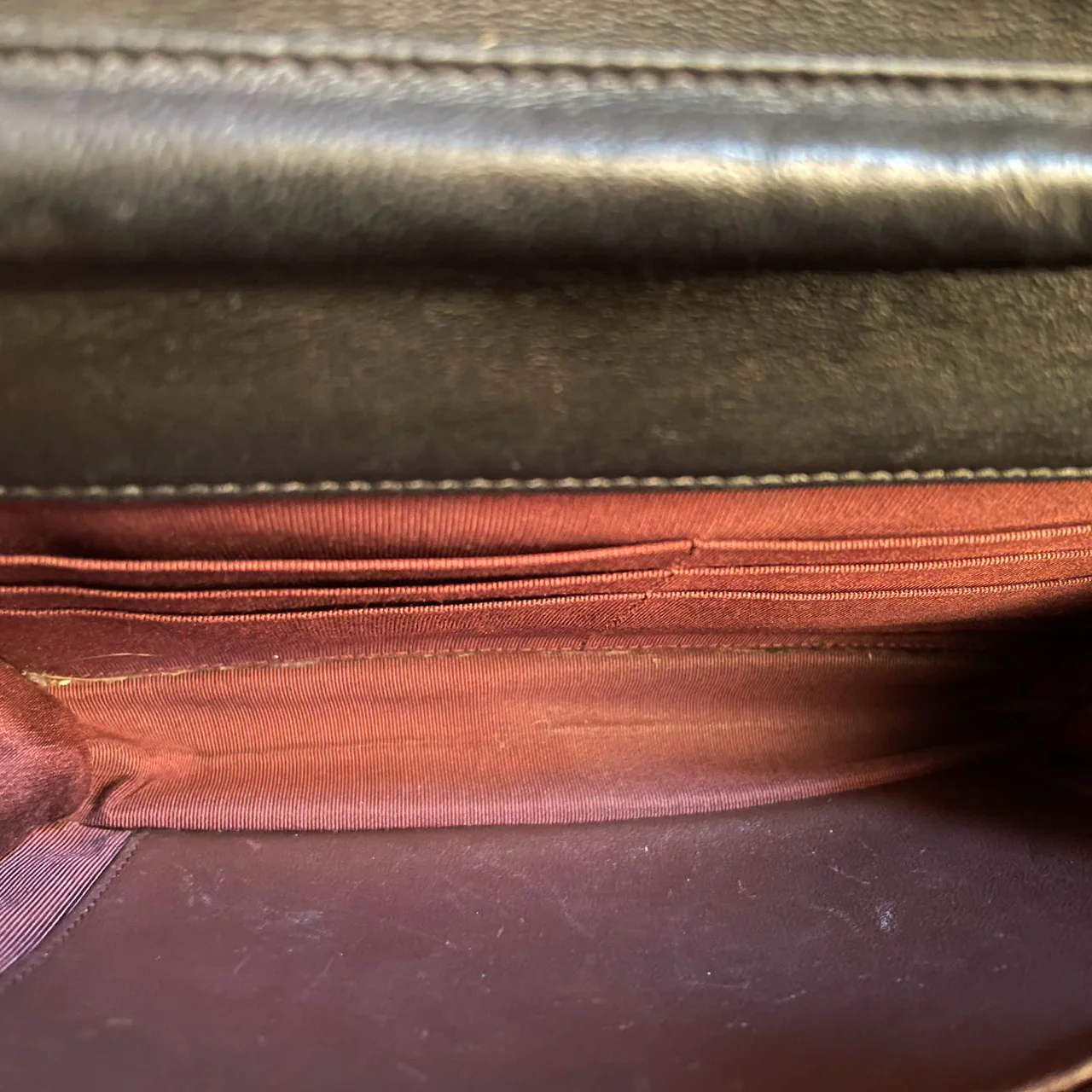 used-Chanel Black Classic WOC Lambskin Leather with Silver Hardware-MILOURA