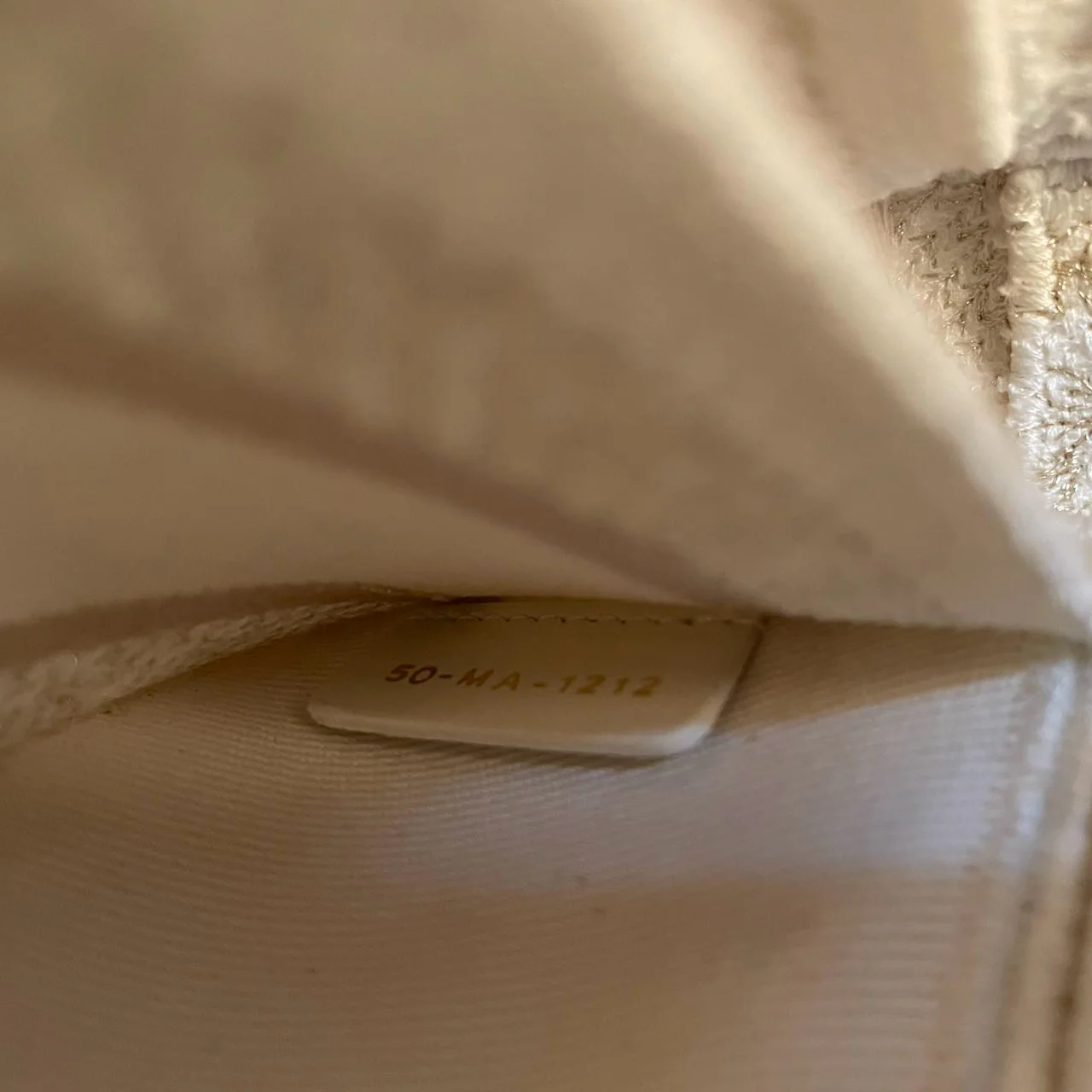 used-Christian Dior Lady D-Joy Bag in Beige-MILOURA