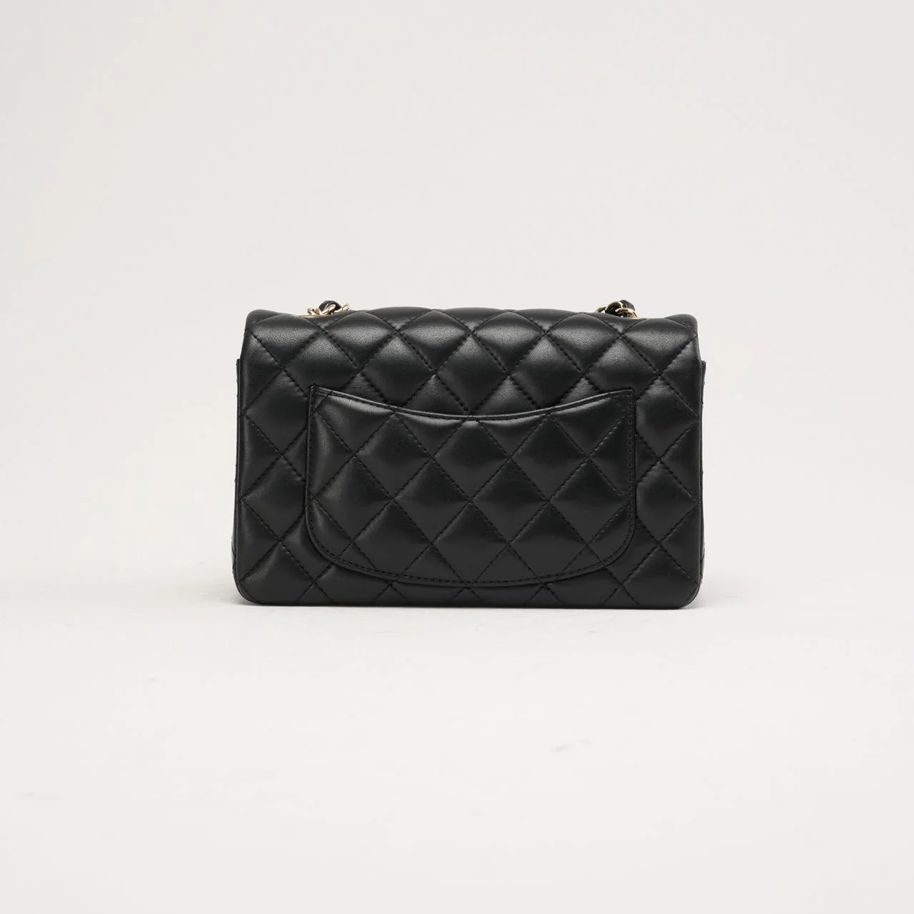 Chanel Classic Mini Rectangular Flap Lambskin Black 2017