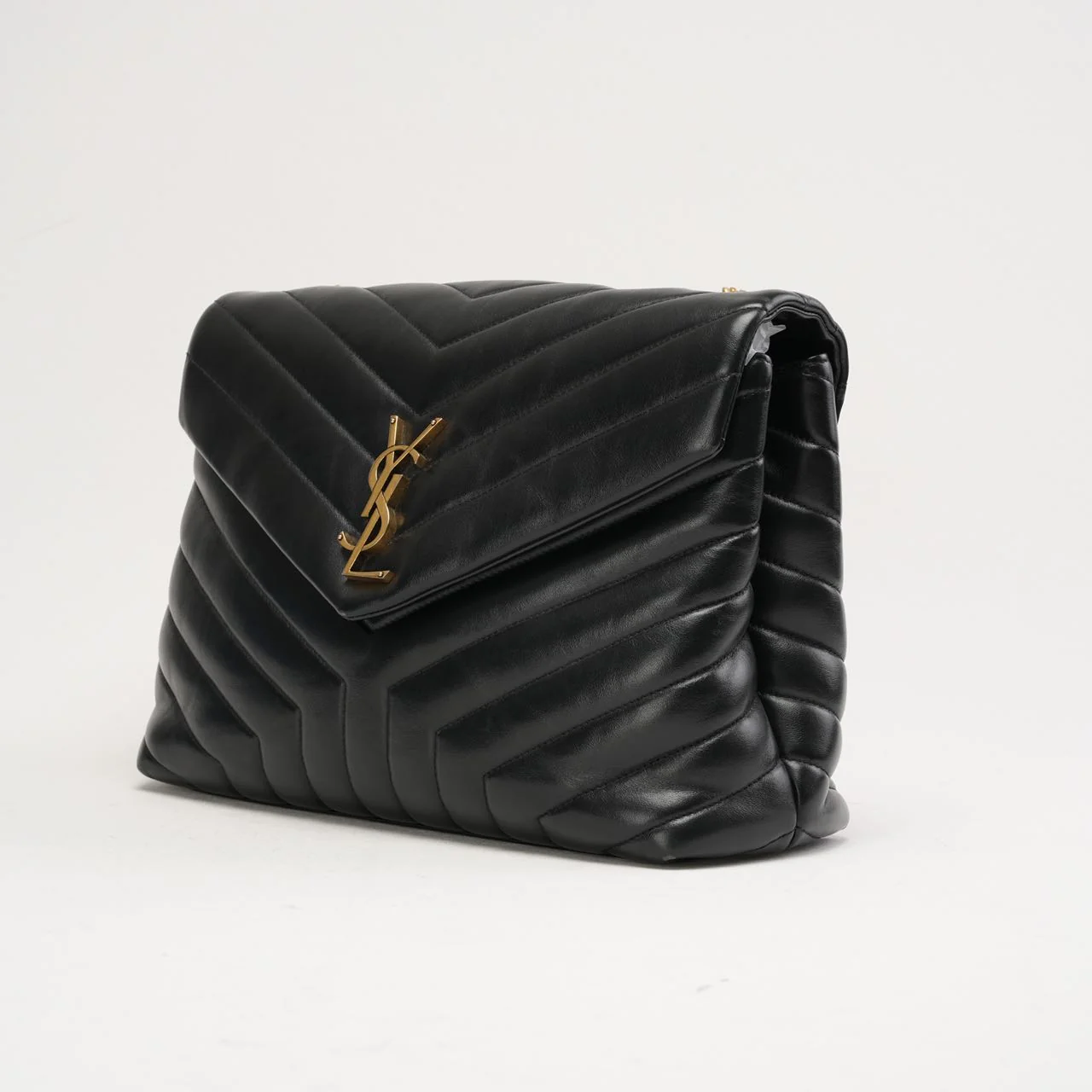 Saint Laurent Loulou Medium Leather Black 2020