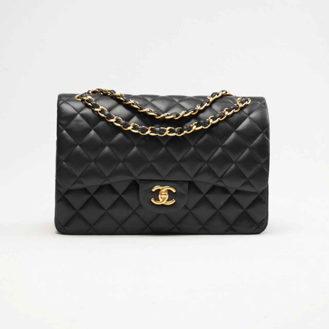 Chanel Jumbo Classic Double Flap Lamb Black 2017