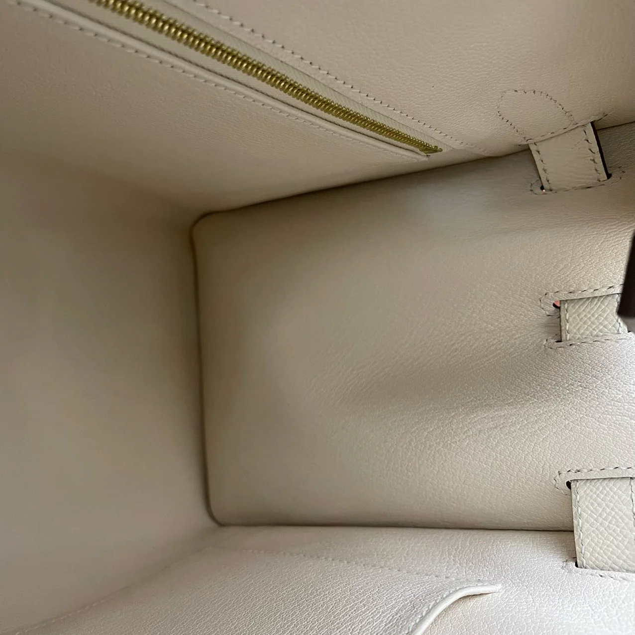 used-Hermes Birkin 30 sellier Bag In Nata Epsom Leather with Gold Hardware-MILOURA