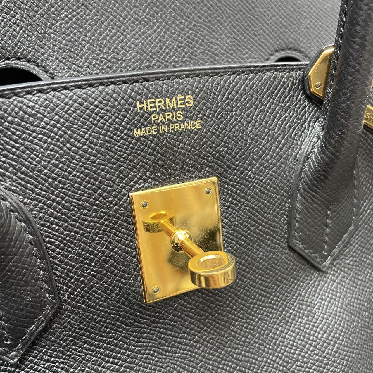 Hermes Black Birkin 35 Epsom Leather With Gold Hardware 2016