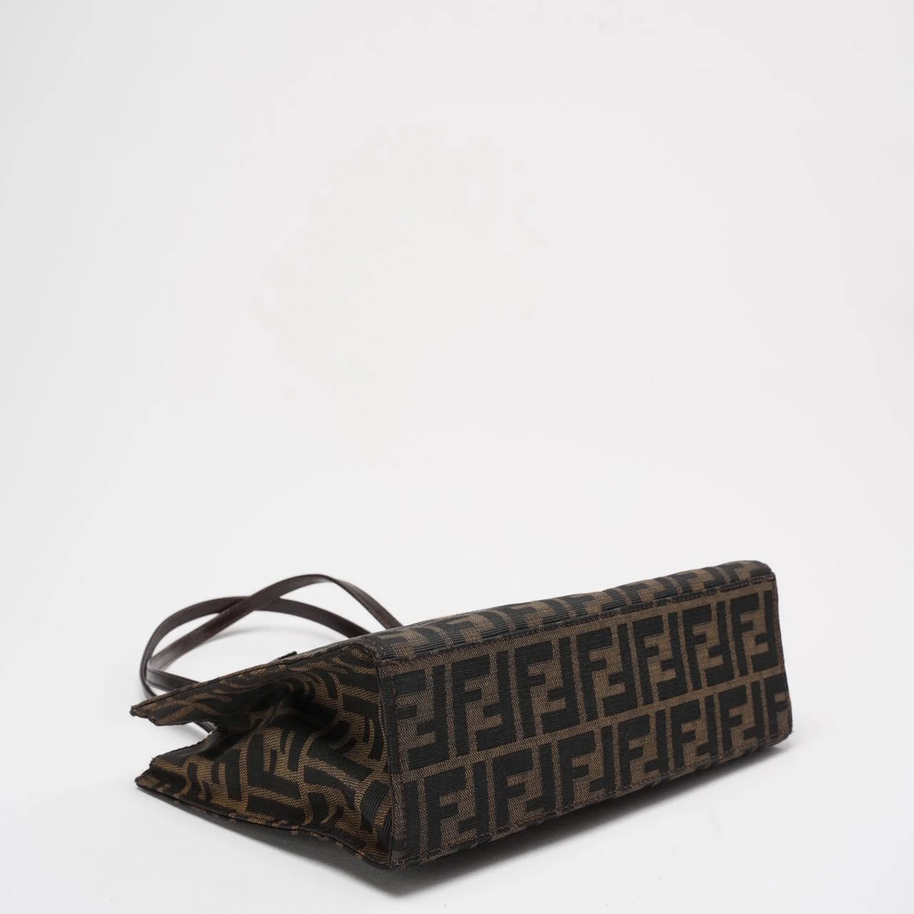 Fendi Vintage Zucca Double Top Handle Bag