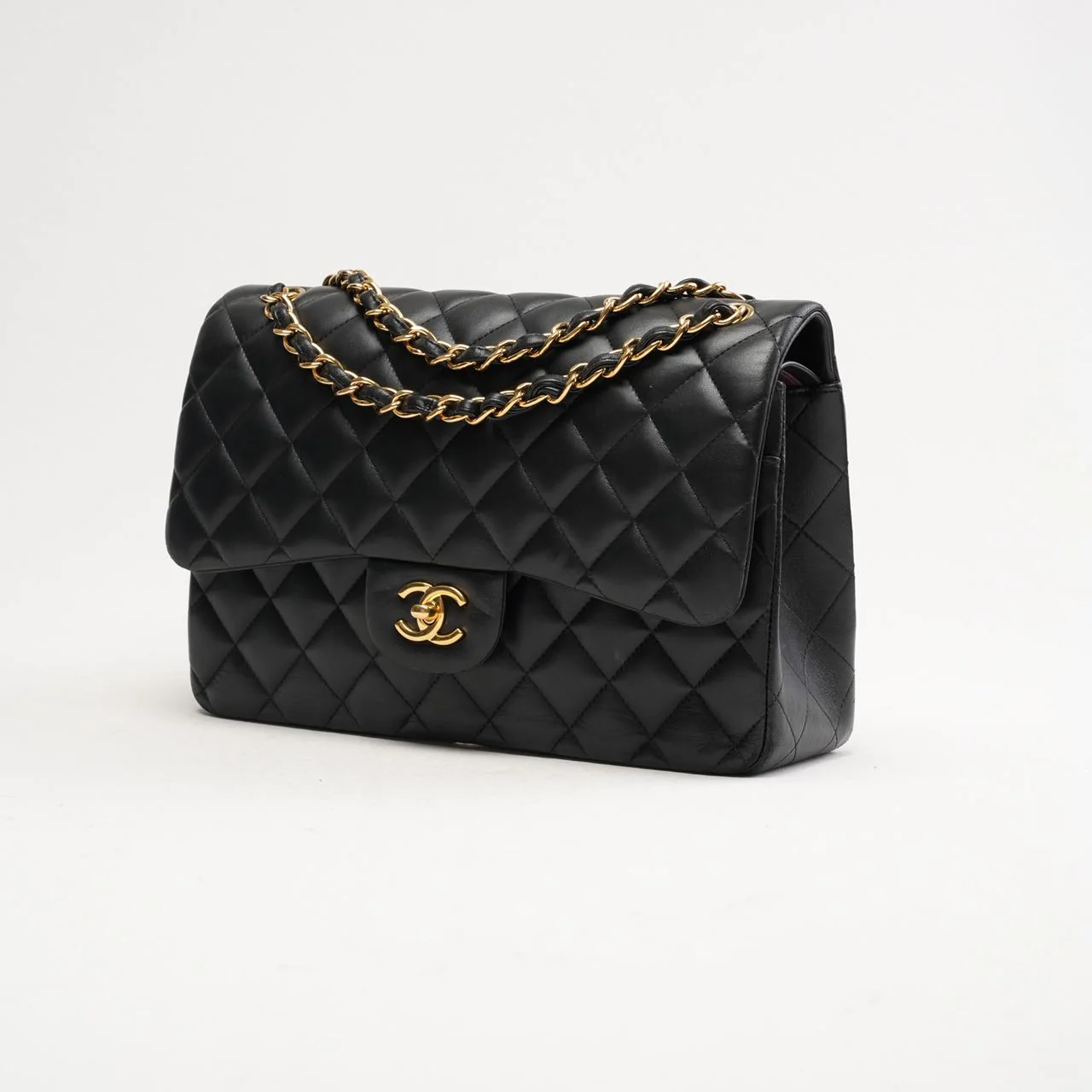 Chanel Jumbo Classic Double Flap Lamb Black 2017