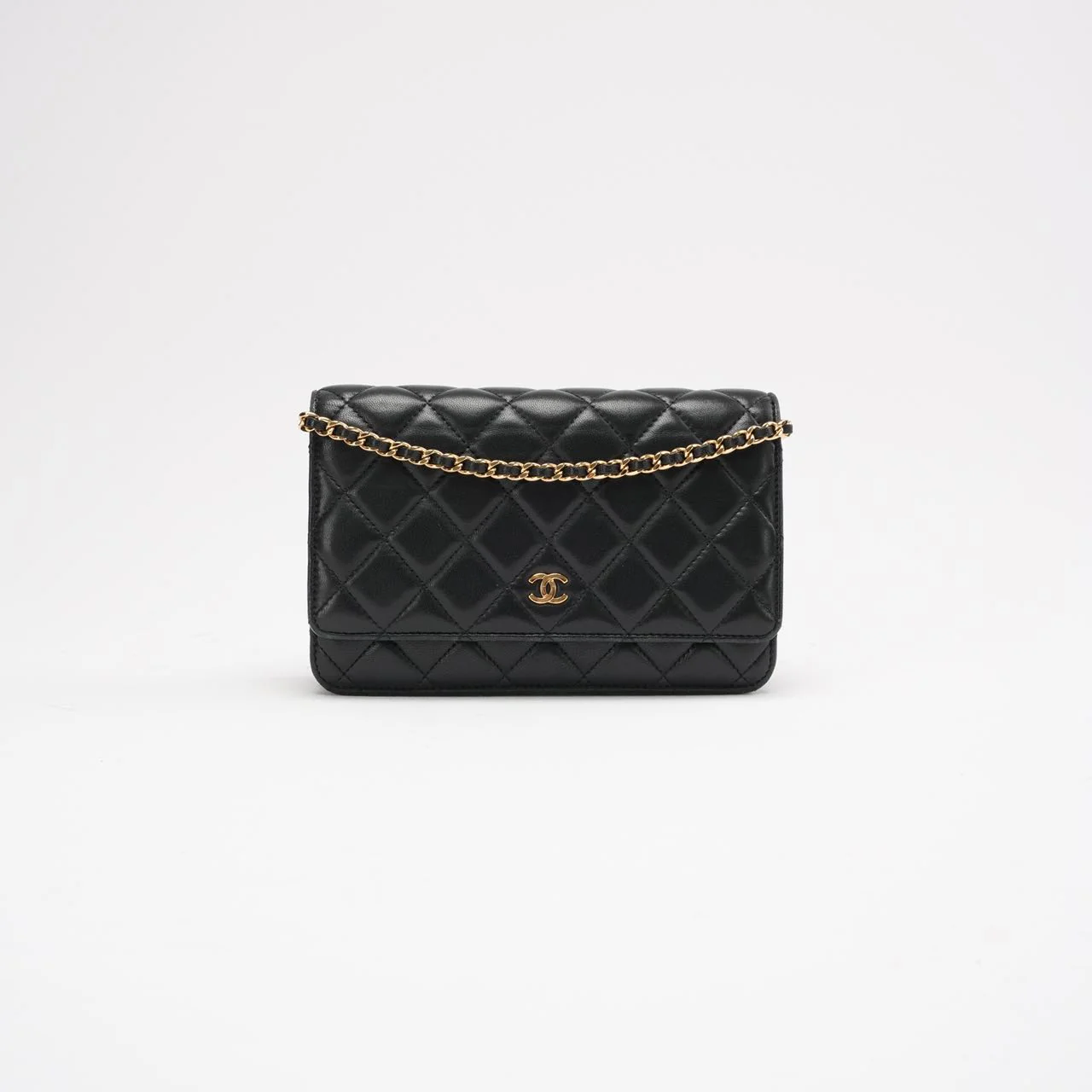 Chanel Black Classic Wallet on Chain (WOC) 2019