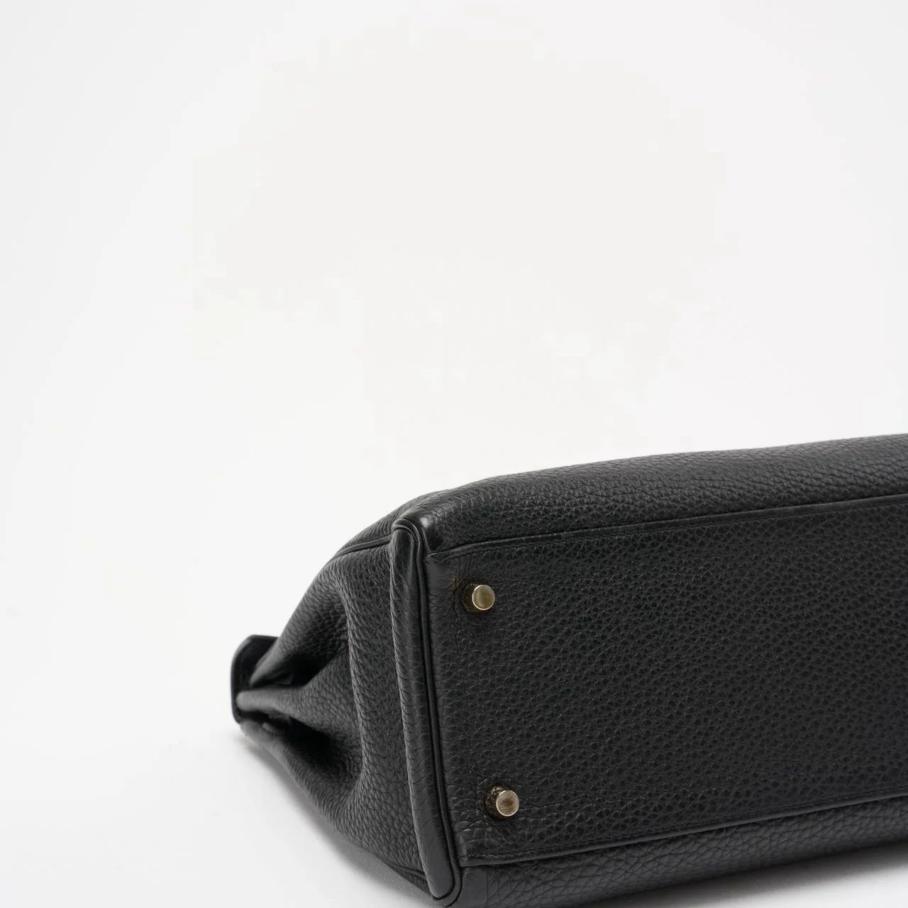 Hermes Black Kelly 32 Retourne Togo Leather 2011