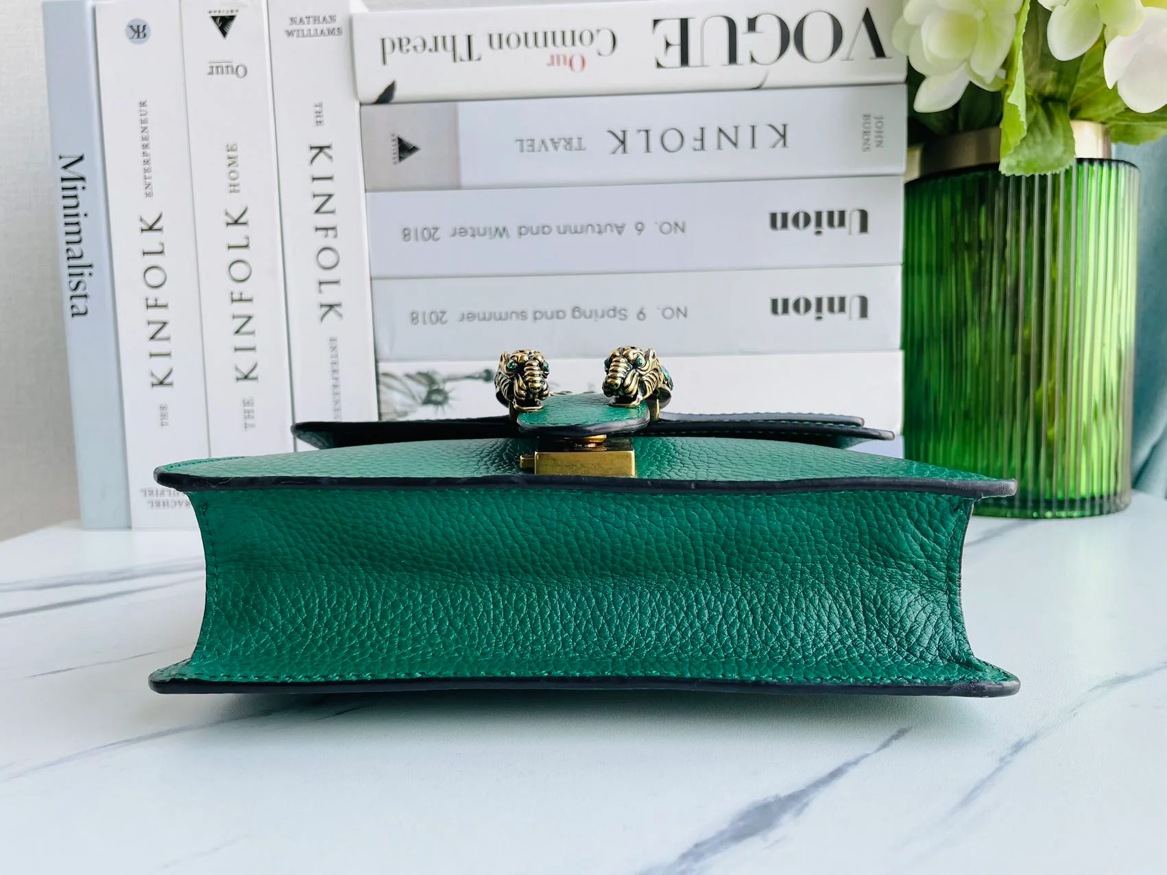 used-Gucci Dionysus mini bag in emerald green-MILOURA