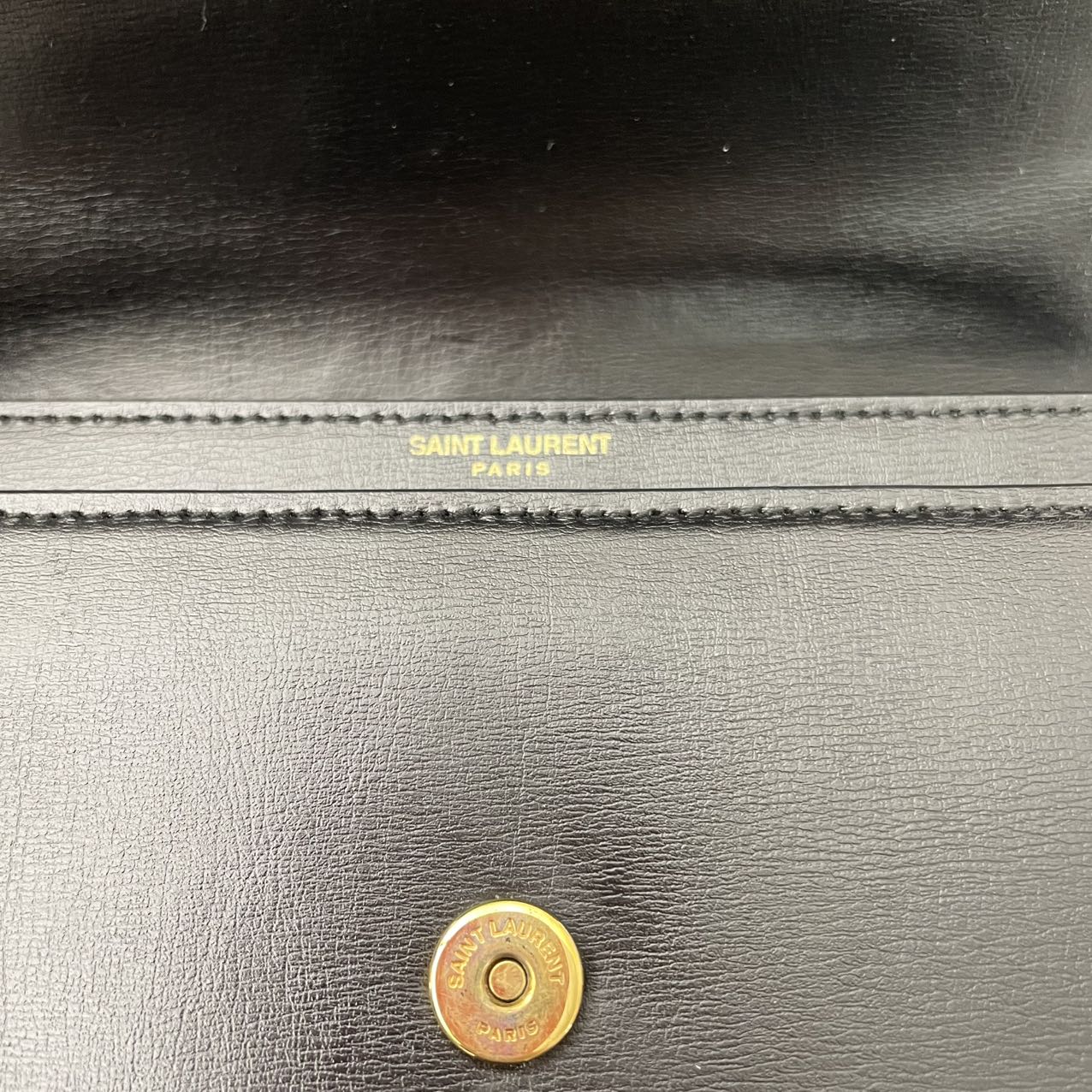 Saint Laurent Black Calfskin Medium Monogram Sunset 2019