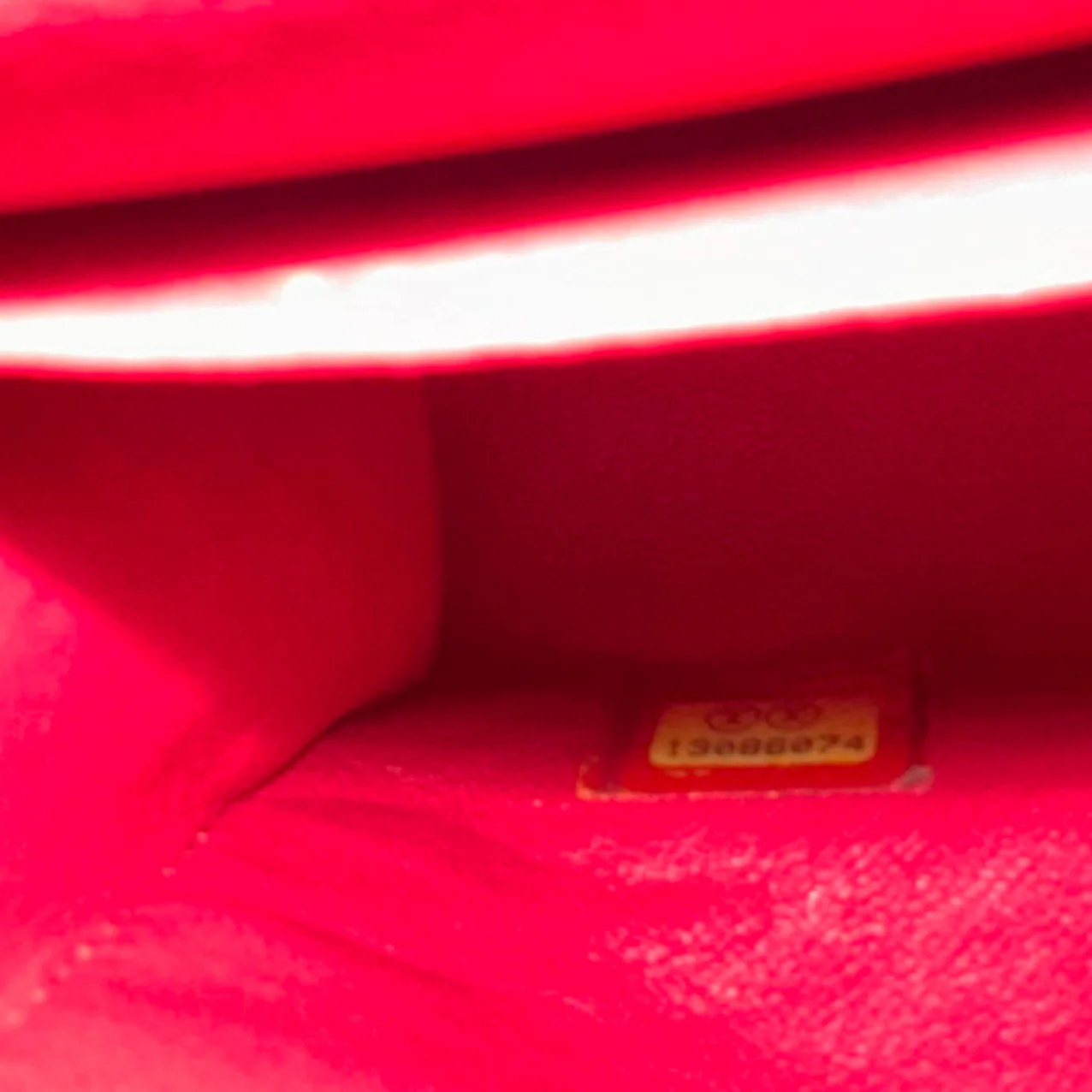 used-Chanel Red Medium timeless Flap Bag with Silver Hardware-MILOURA