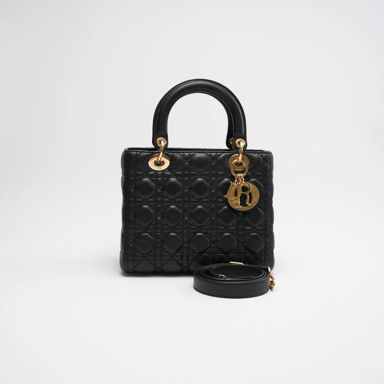 Dior Lady Dior Medium Bag Black Cannage classic