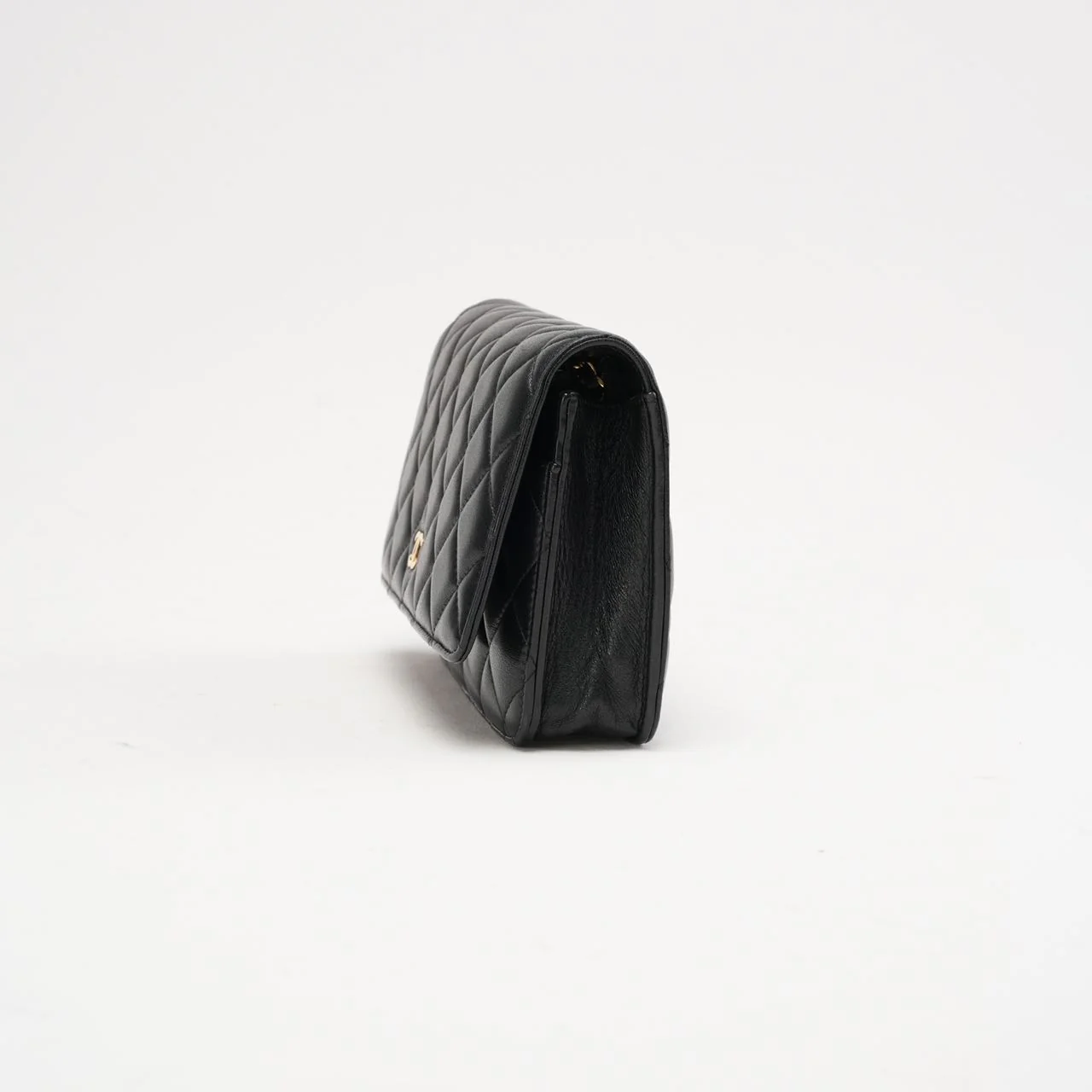 Chanel Black Classic Wallet on Chain (WOC) 2021